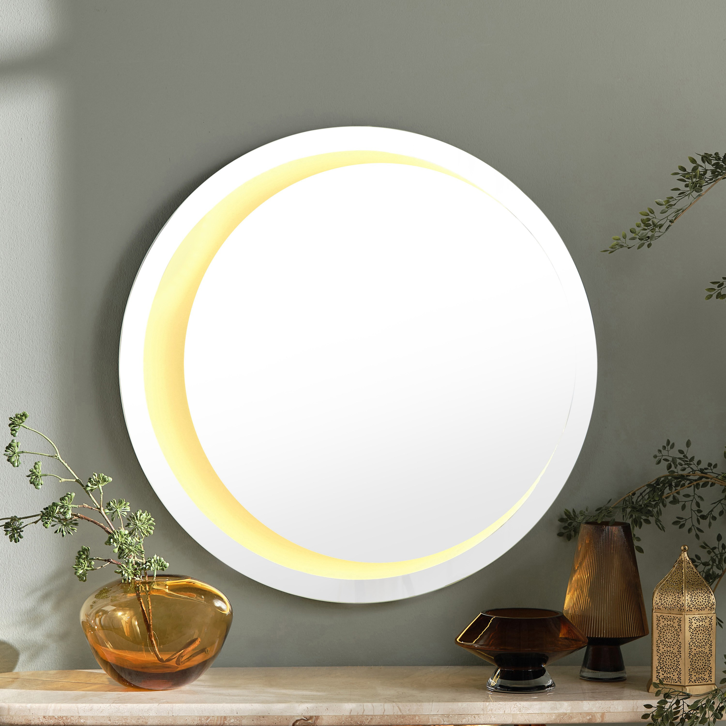 Radiya LED Wall Mirror - 80 cm-household-walldecorandmirrors-mirrors-wallmirrors-image-8