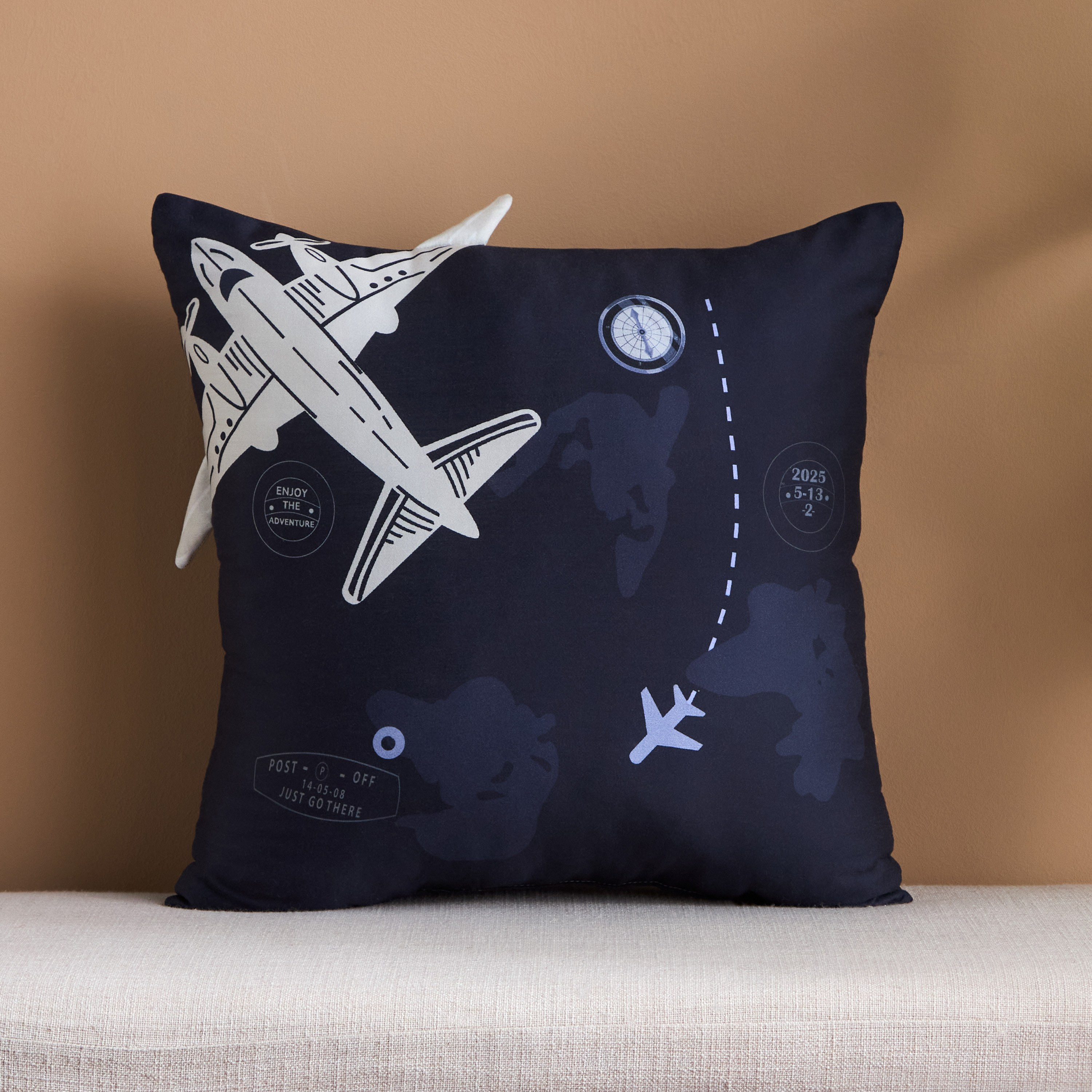 Newton Gliding Reversible Filled Cushion - 45x45 cm