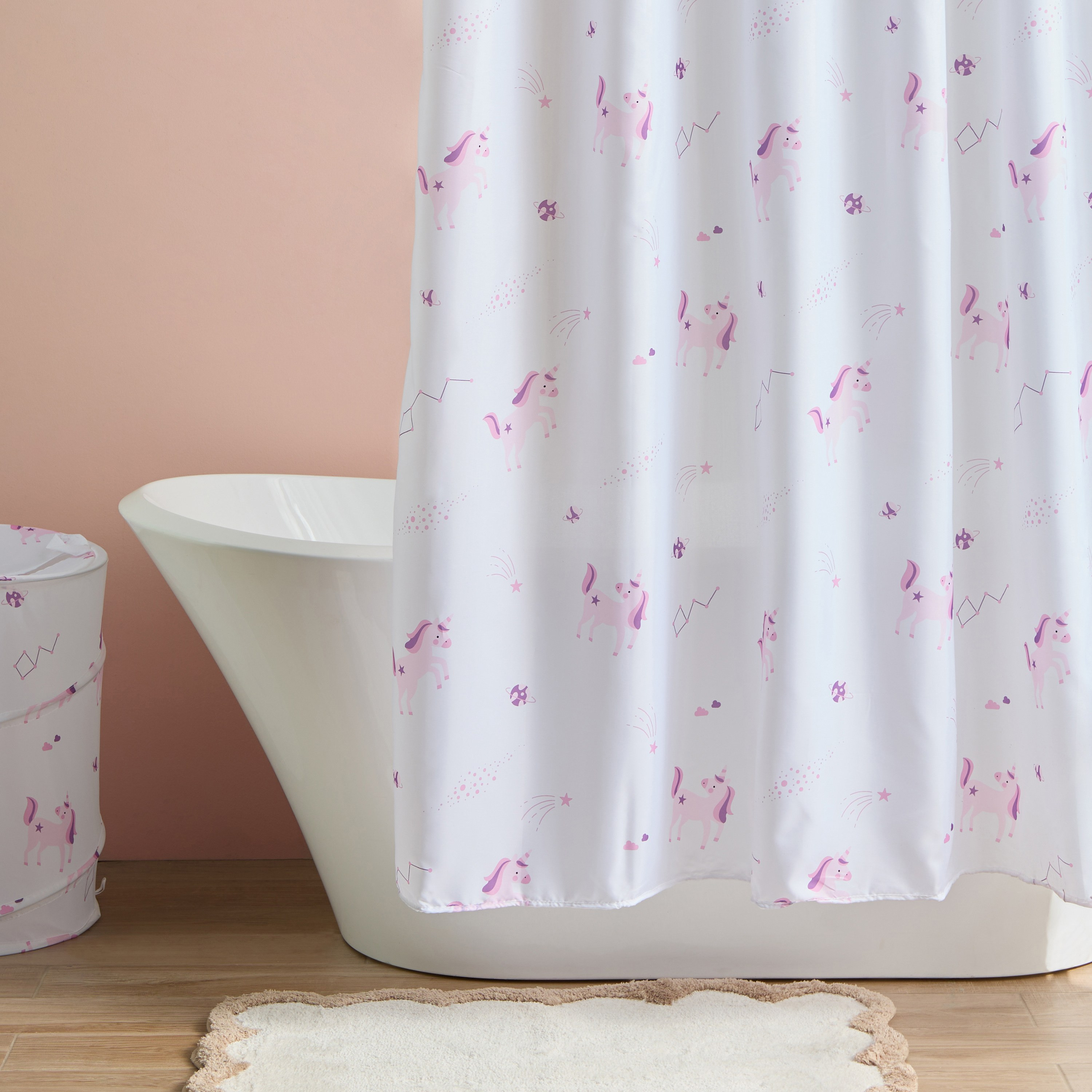 Laney Shower Curtain - 180x200 cm-kids-bathandstorage-bath-bathroomaccessories-image-4