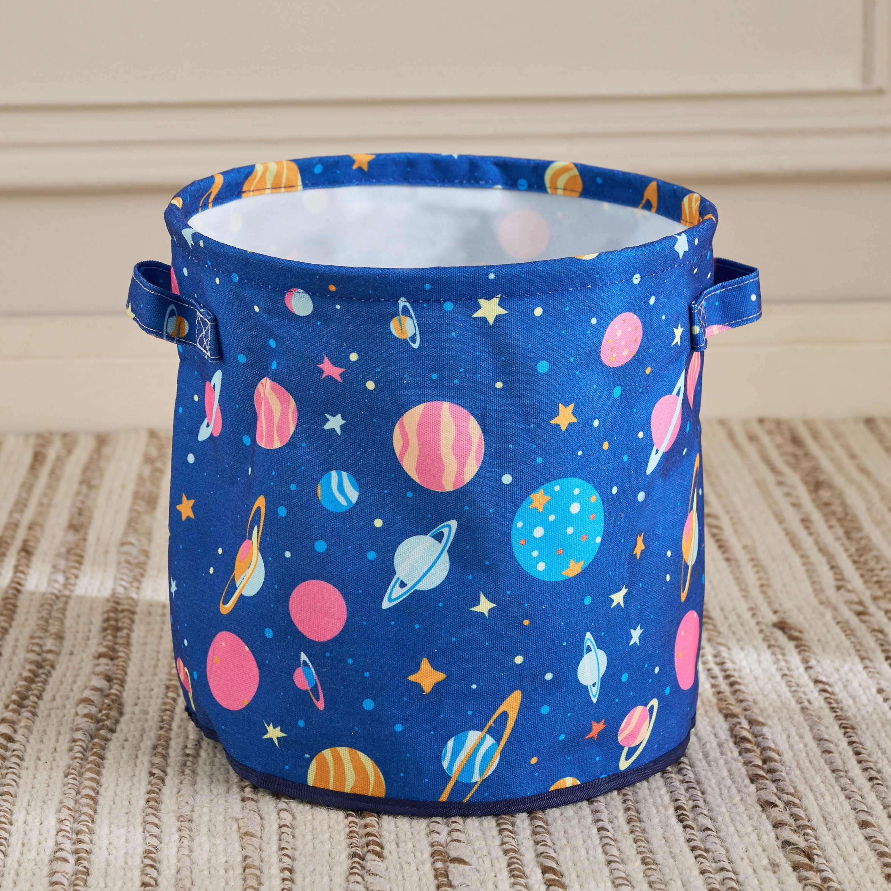 Monte Planets Canvas Storage Basket