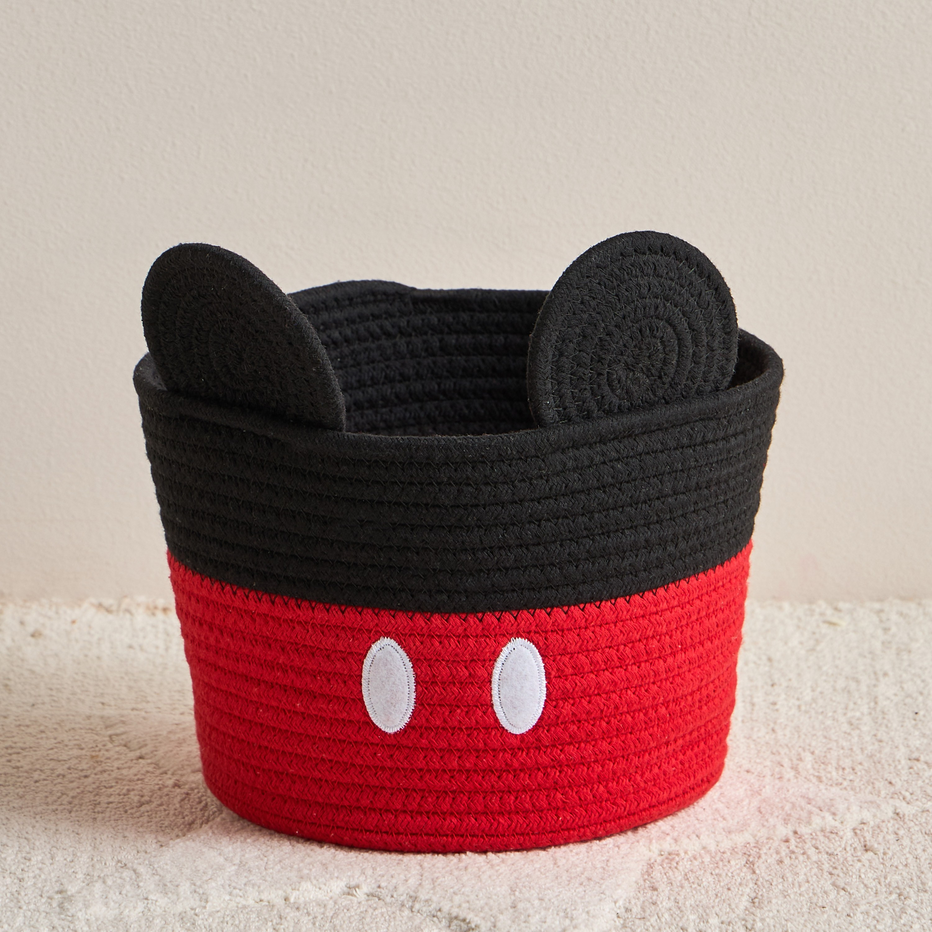Mickey Cotton Rope Basket-babyandkids-bathandstorage-storage-binsandbaskets-image-1