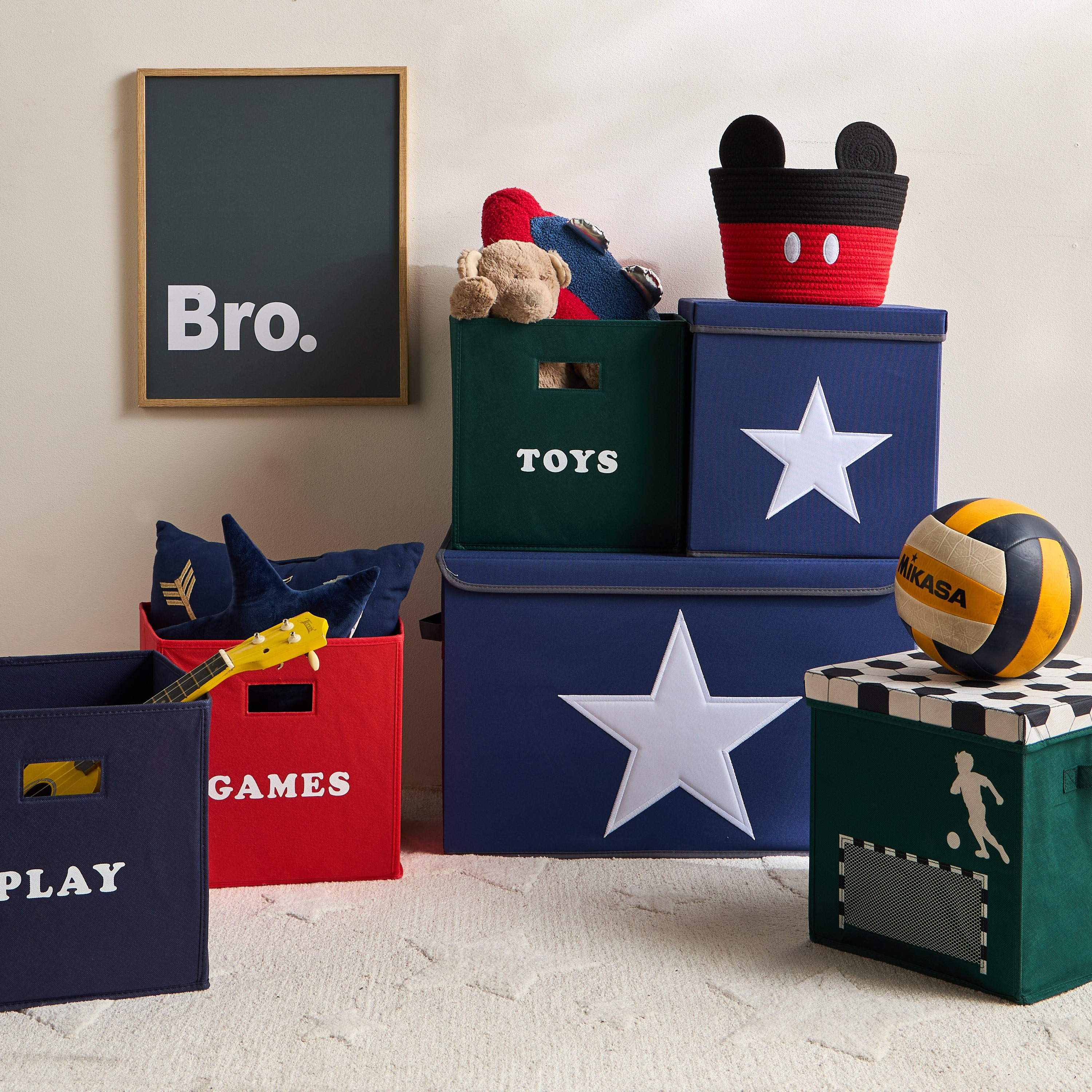 Mickey Cotton Rope Basket-babyandkids-bathandstorage-storage-binsandbaskets-image-3