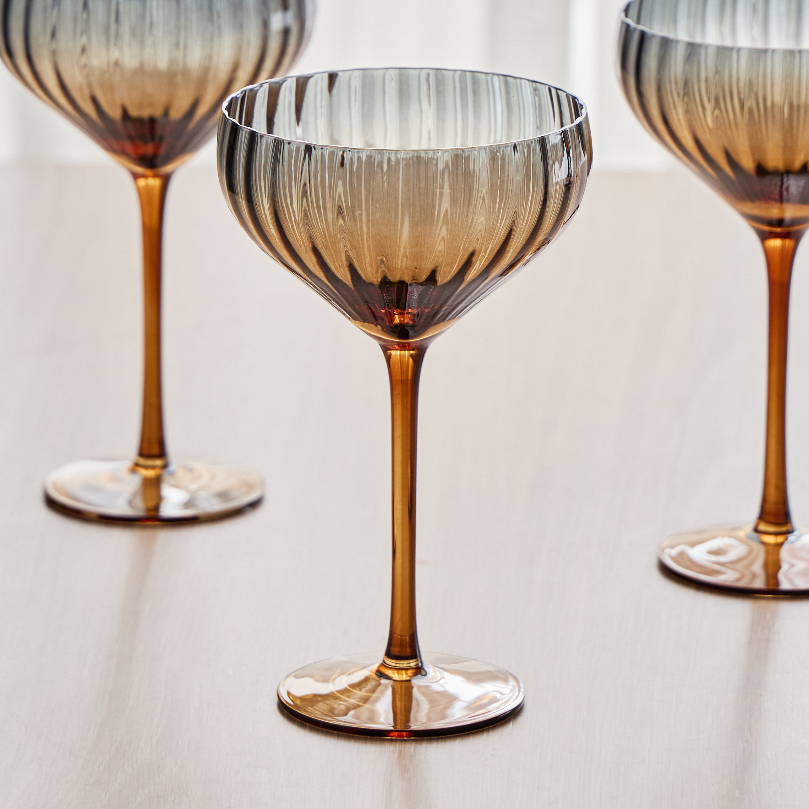 طقم كاسات زجاج 6 قطع - دهب – 370 مل-household-dining-glassware-stemware-image-2