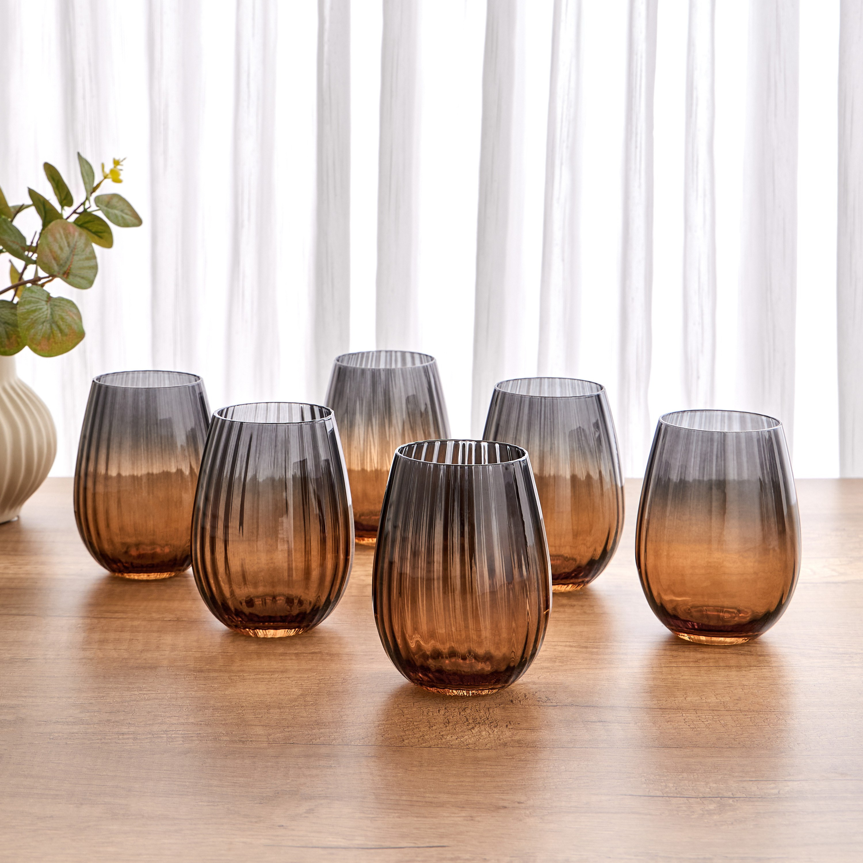 Dahab 6-Piece DOF Glass Set - 530 ml-household-dining-glassware-drinkingglasses-image-1