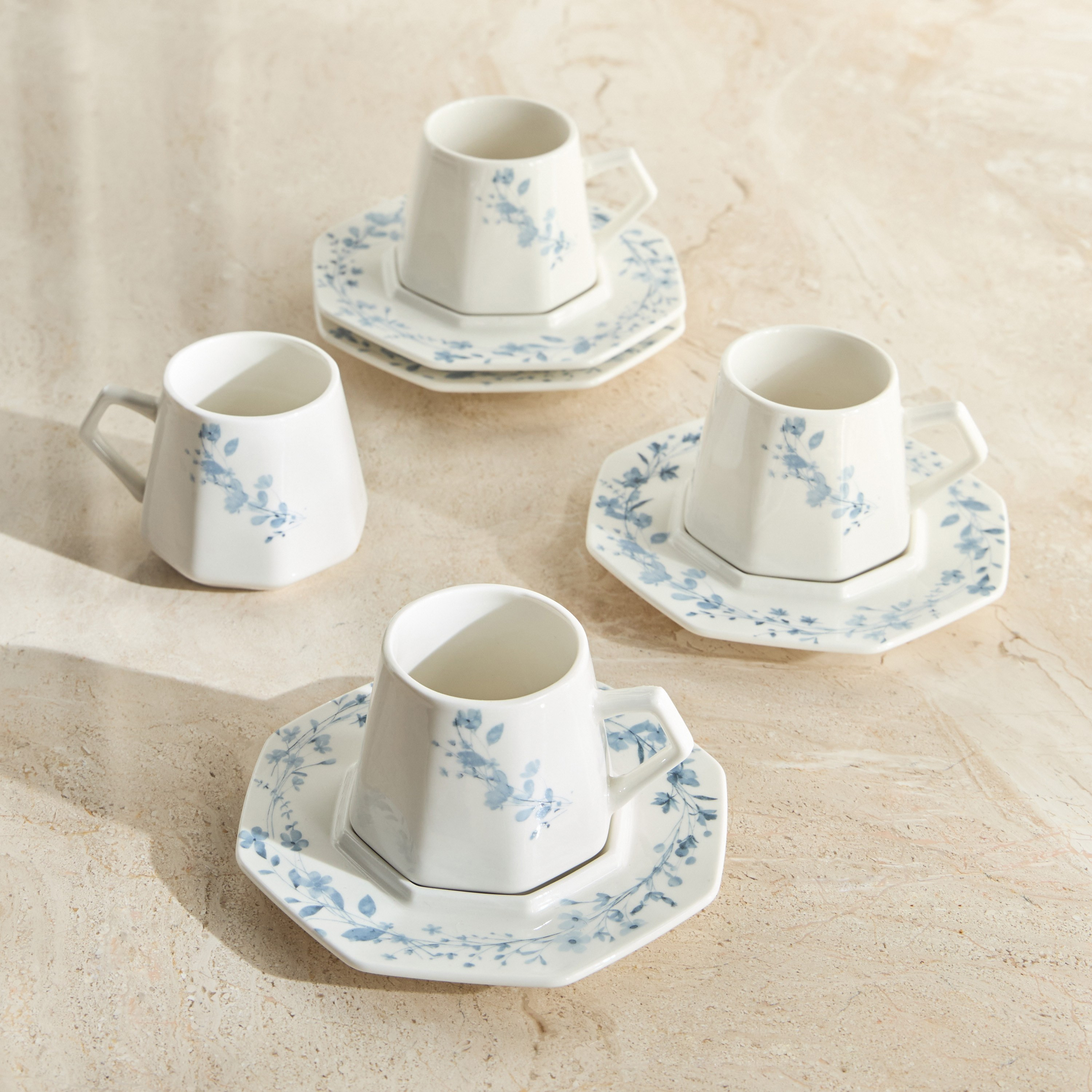 طقم اسبريسو خزف صيني 12 قطعة - توماس - 90 مل، يخدم 6-household-dining-teaandcoffee-teaandcoffeesets-image-1