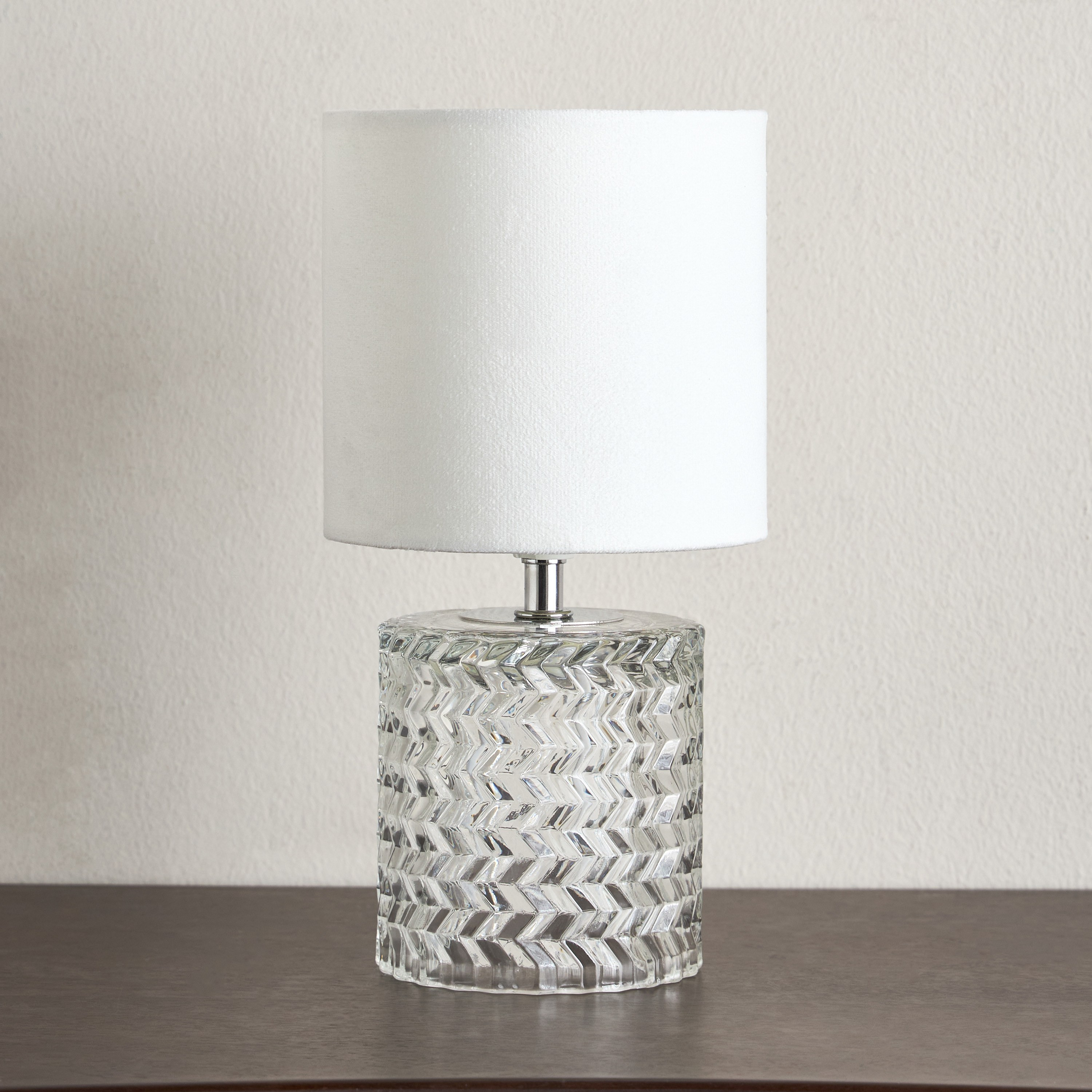 Jessie Glass Table Lamp - 29 cm-household-lighting-tableanddesklamps-image-1