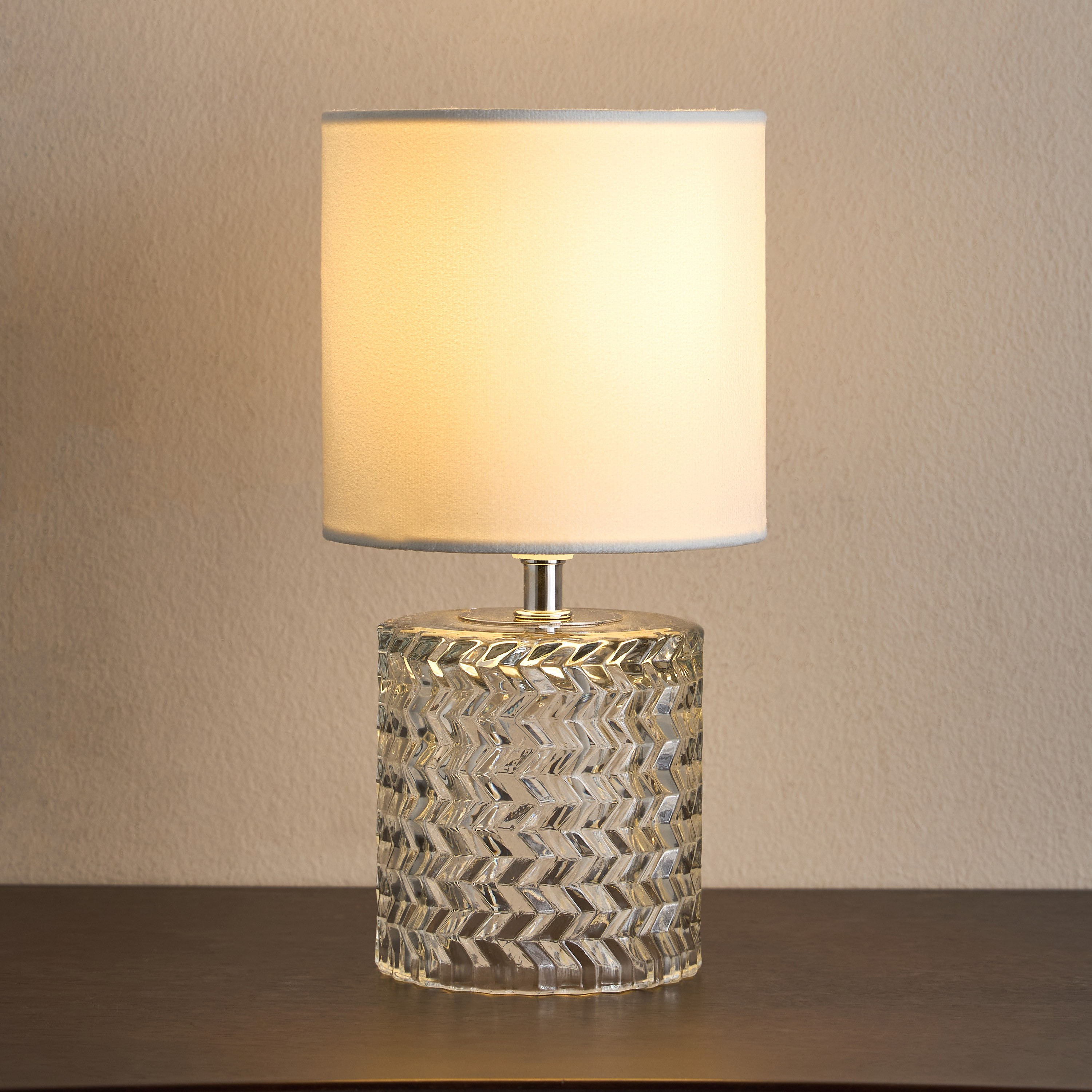 Jessie Glass Table Lamp - 29 cm-household-lighting-tableanddesklamps-image-2