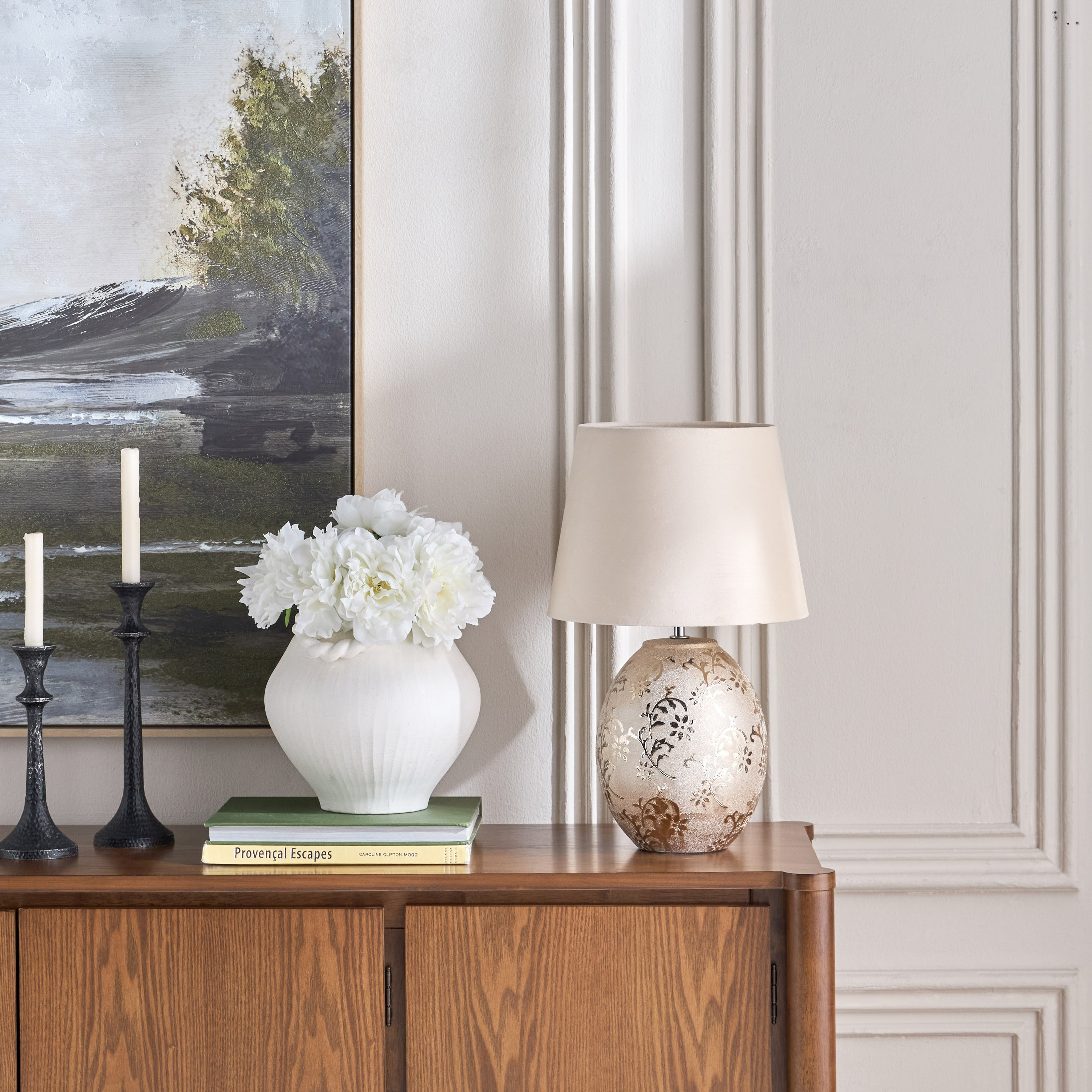 Nala Ceramic Table Lamp - 49 cm-household-lighting-tableanddesklamps-image-5