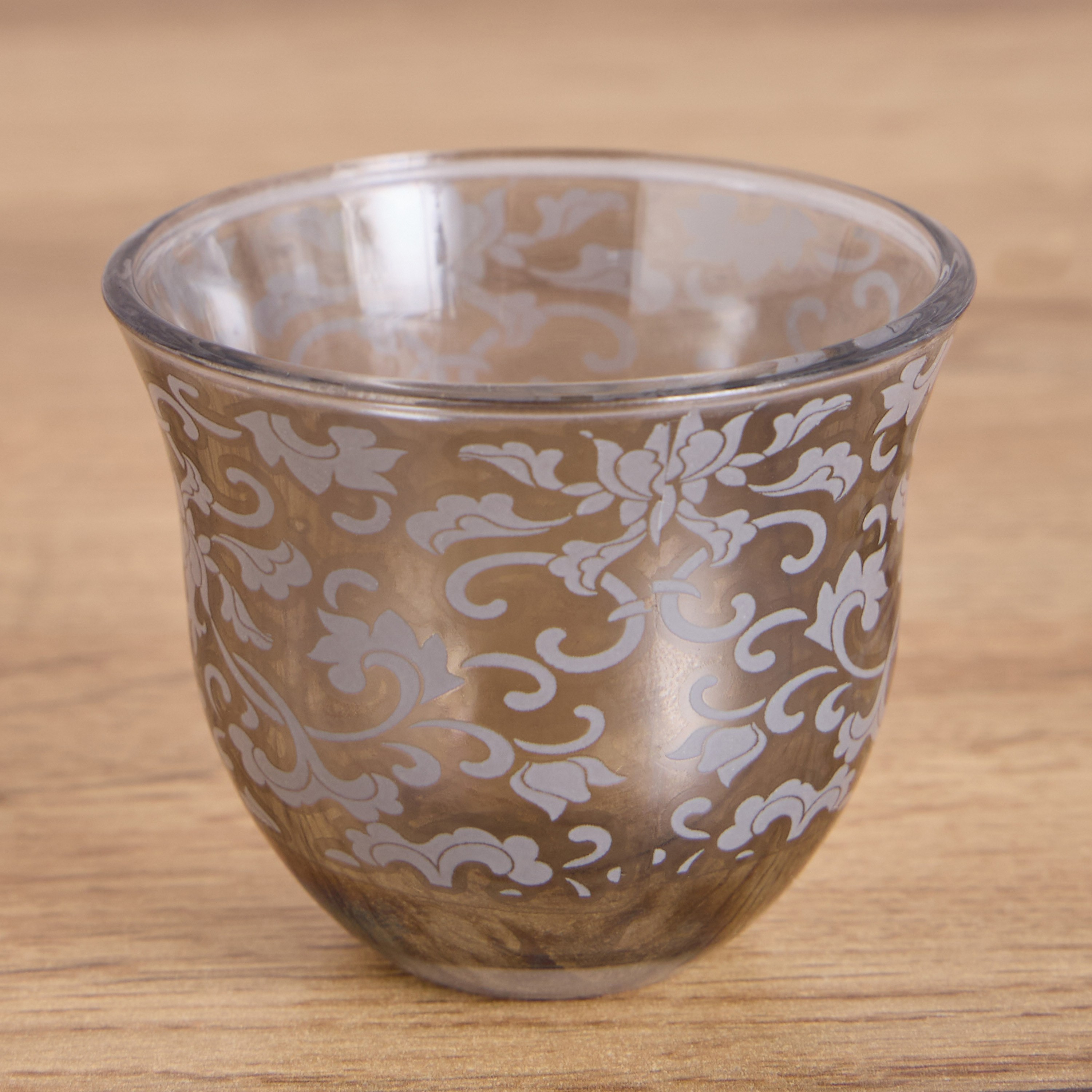 Amal 6-Piece Glass Kahwa Cup Set - 80 ml, Serves 6-household-dining-teaandcoffee-teaandcoffeesets-image-2