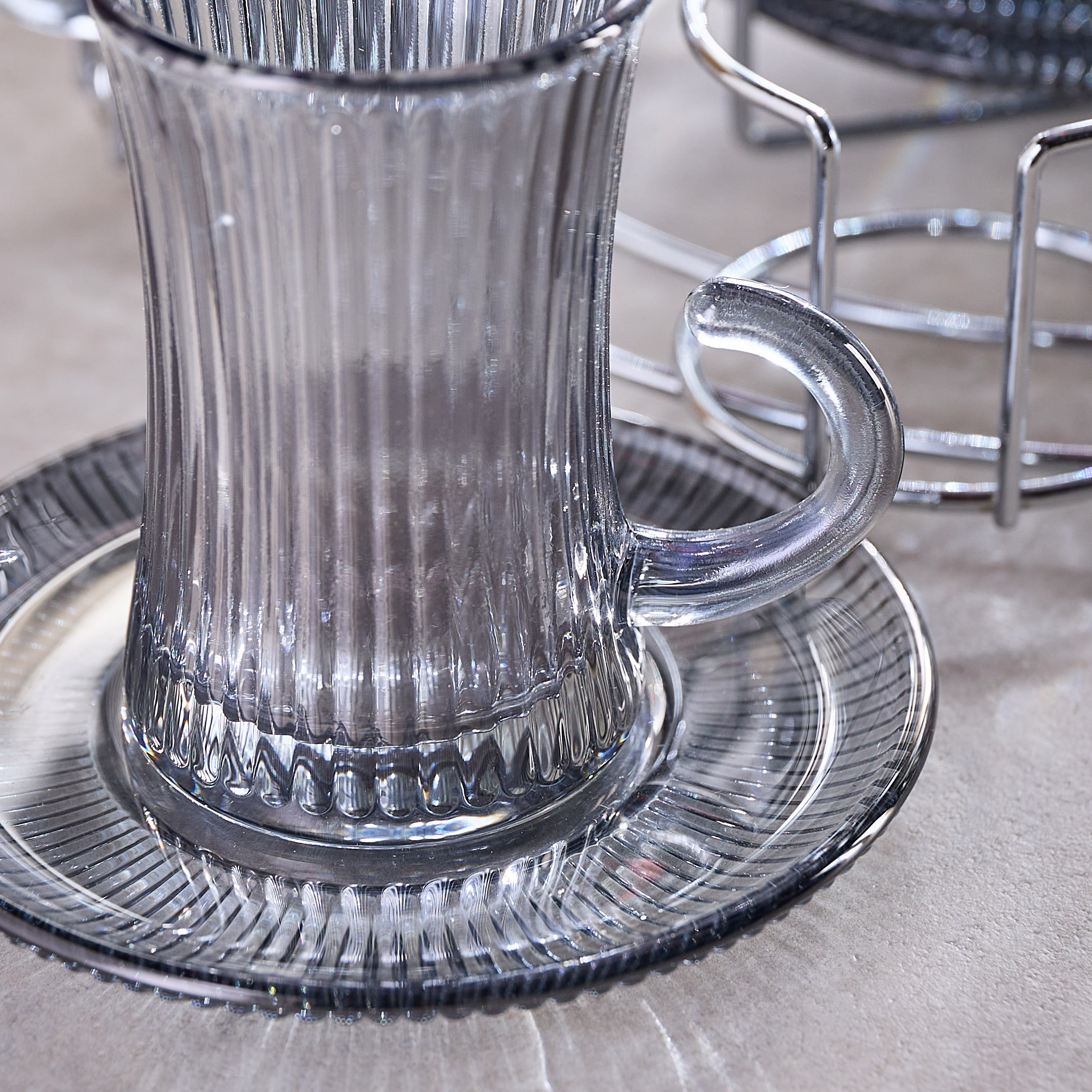Reem 12-Piece Glass Istikan Set - 110 ml, Serves 6-household-dining-teaandcoffee-teaandcoffeesets-image-4