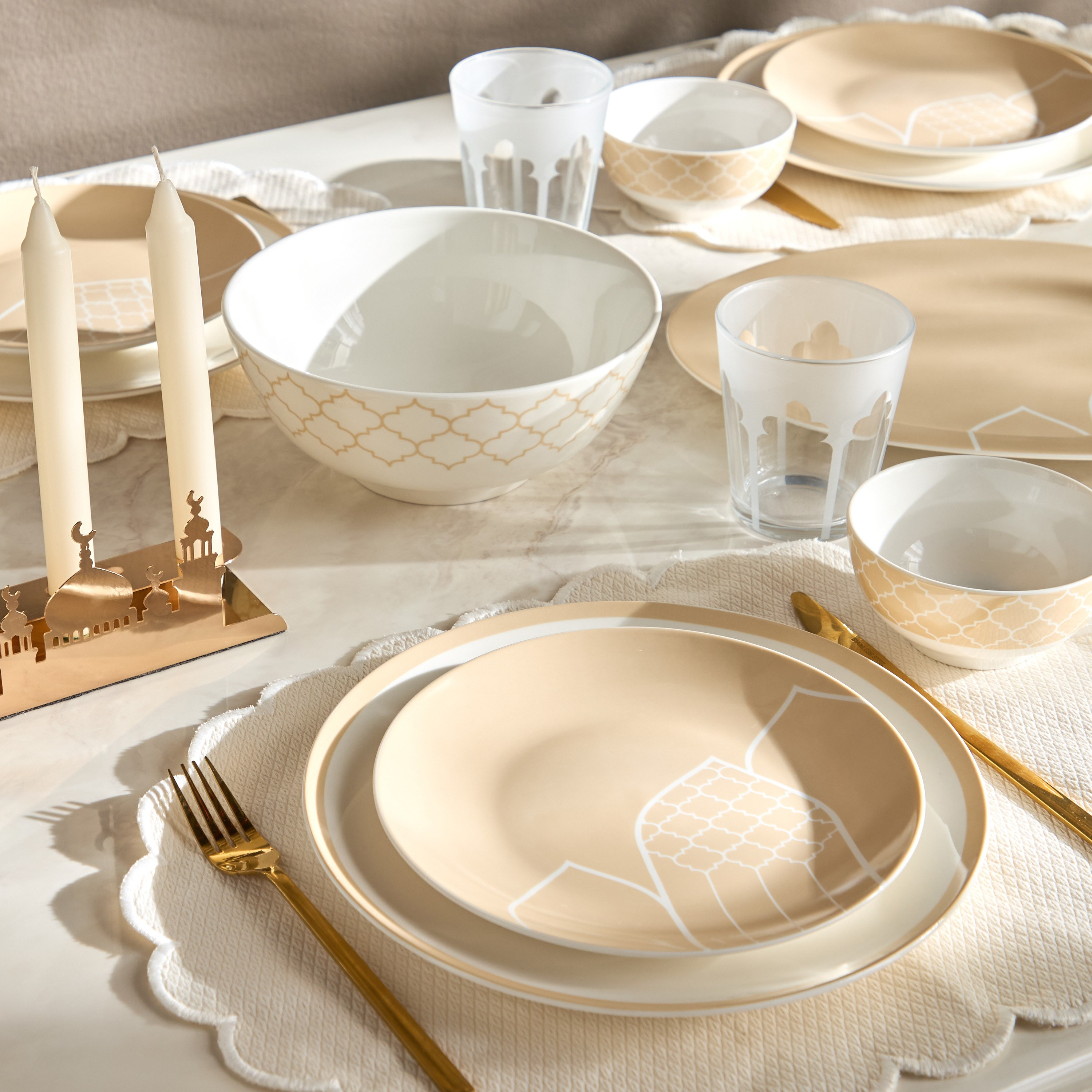 Fanous 21-Piece New Bone China Dinner Set - Serves 6-household-dining-dinnerware-dinnersets-image-5