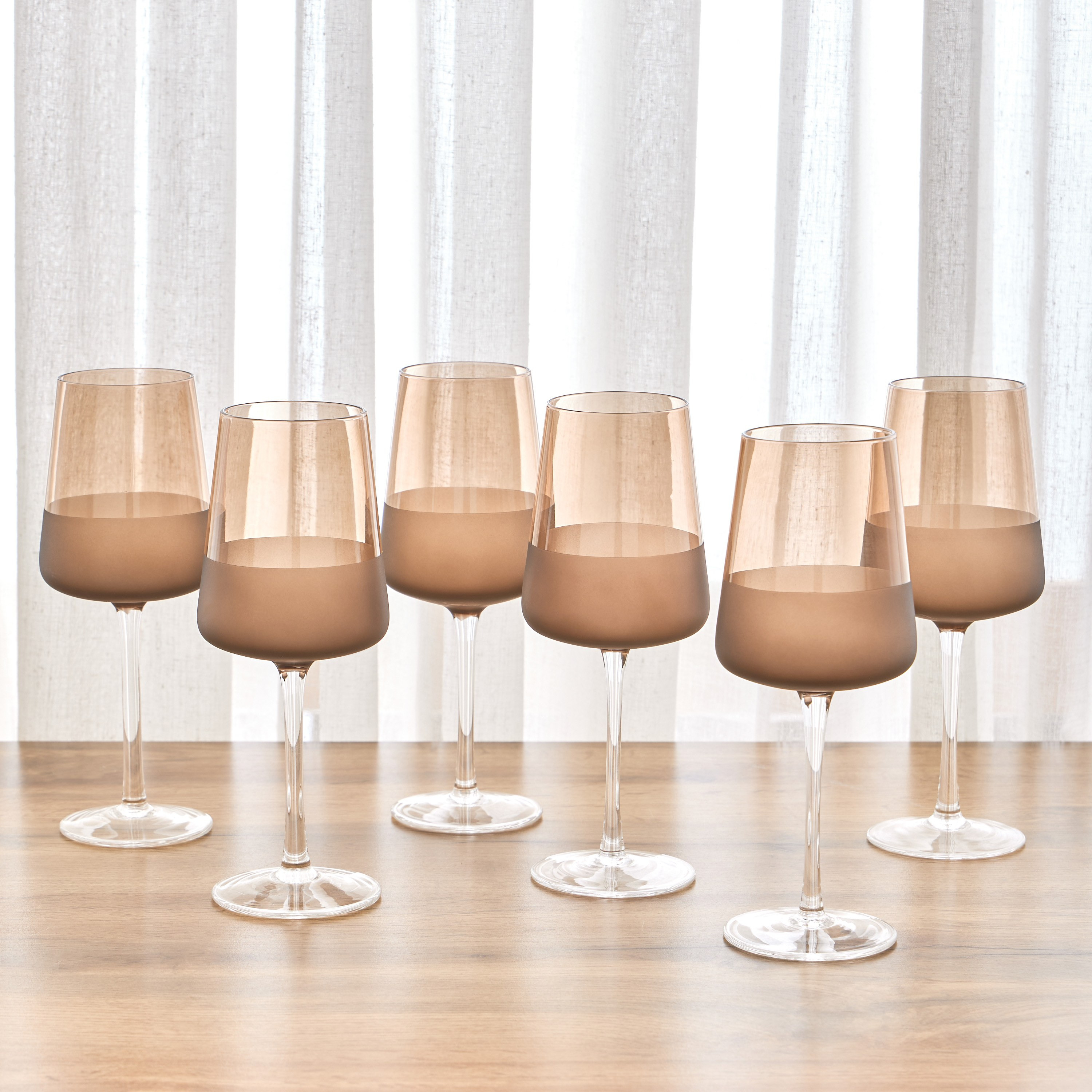 Dahab 6-Piece Stem Glass Set - 380 ml
