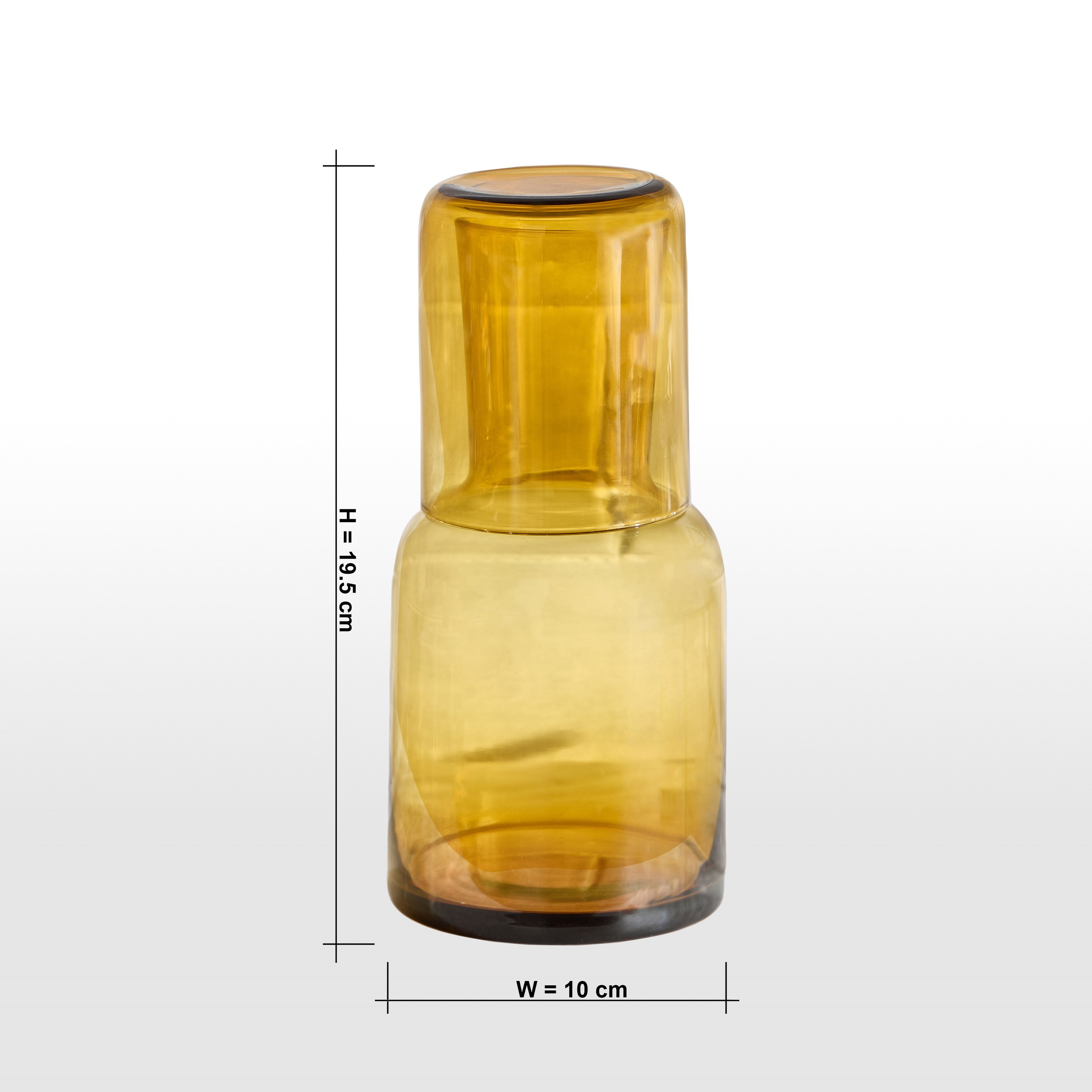 Mia 2-Piece Glass Carafe Set-household-dining-drinkserveware-jugsdecantersandcarafes-image-5