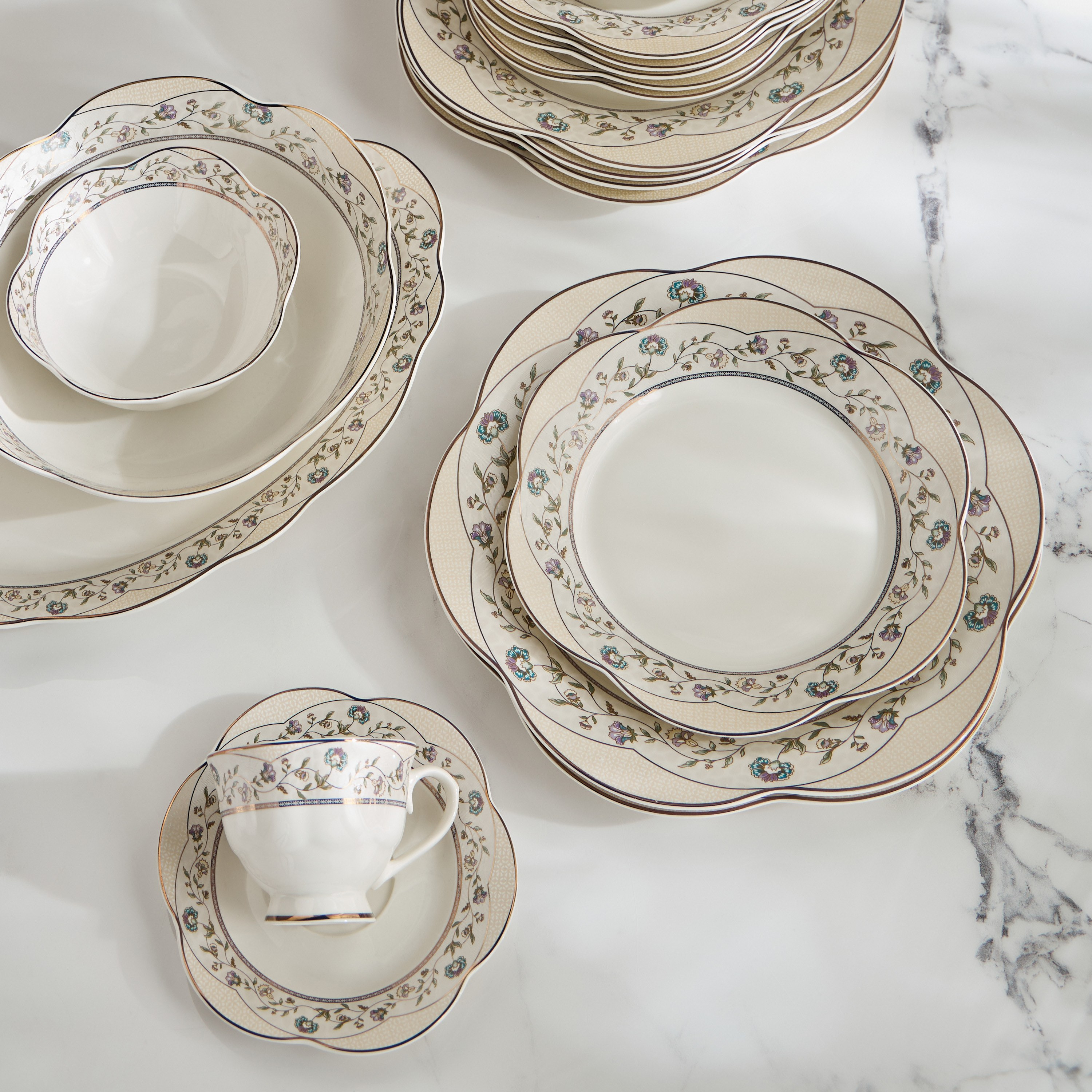 Alani 32-Piece New Bone China Dinner Set - Serves 6-household-dining-dinnerware-dinnersets-image-3
