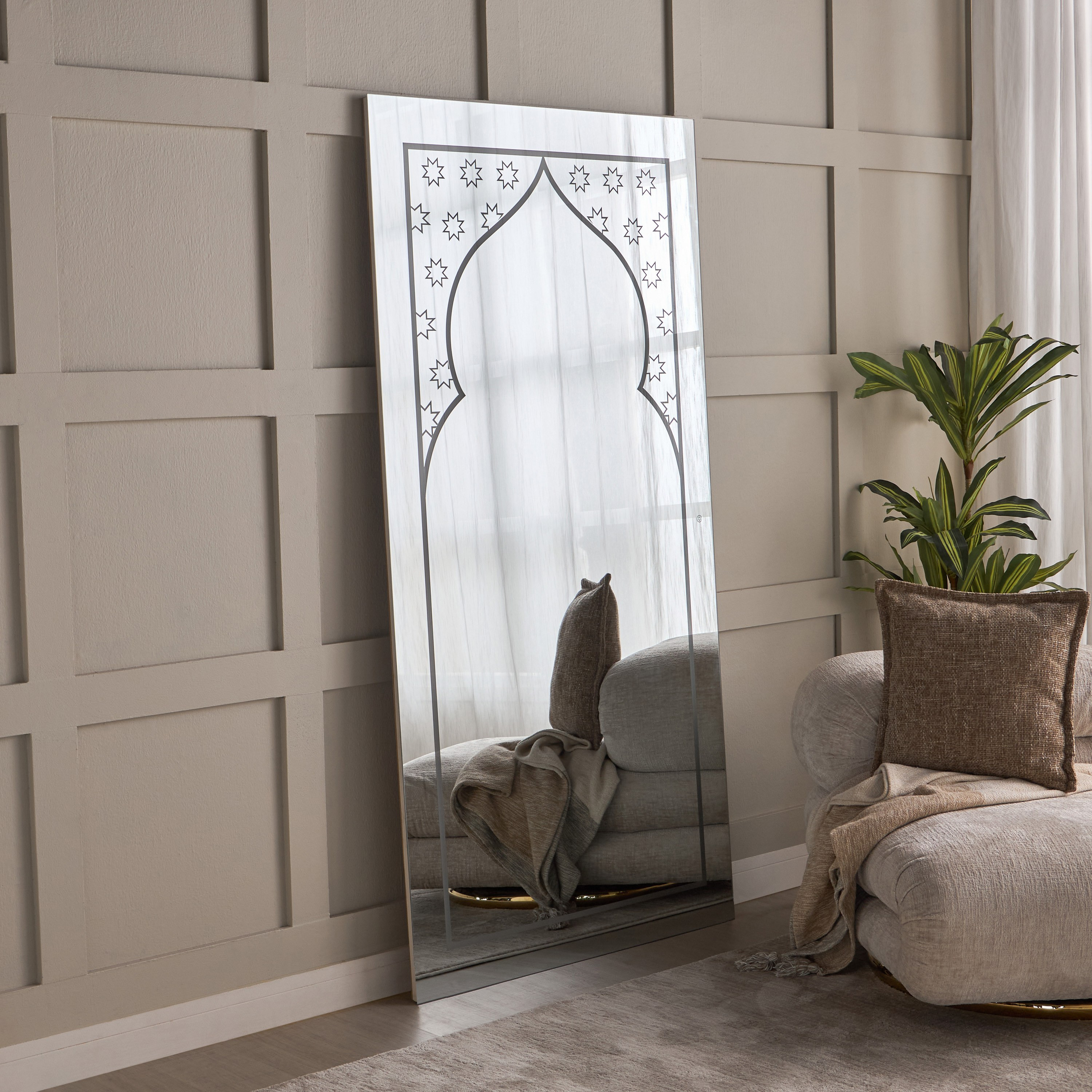 Miravue LED Light Leaner Mirror - 200x100 cm-household-walldecorandmirrors-mirrors-floormirrors-image-2