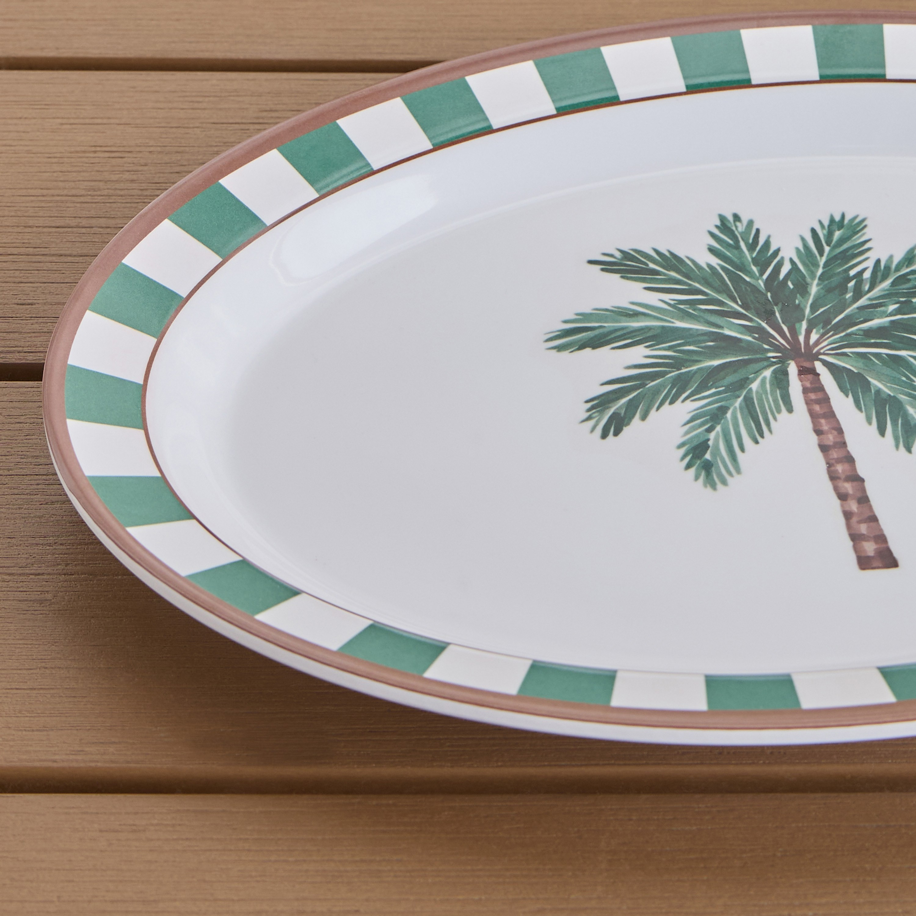 صحن تقديم ميلامين بتصميم شجر النخيل-household-dining-serveware-servingplatters-image-2