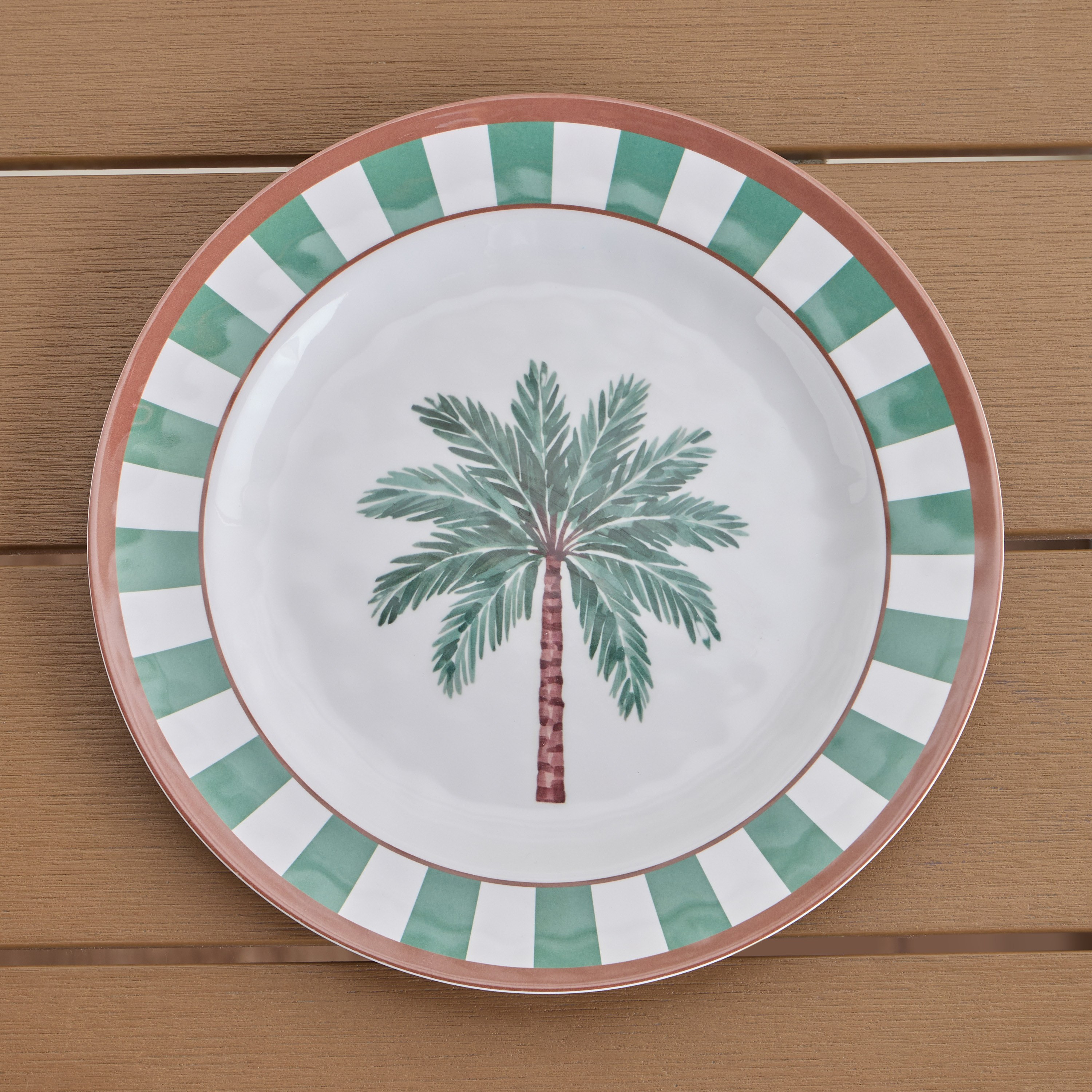 Palms Melamine Dinner Plate - 28 cm-household-dining-dinnerware-plates-image-1