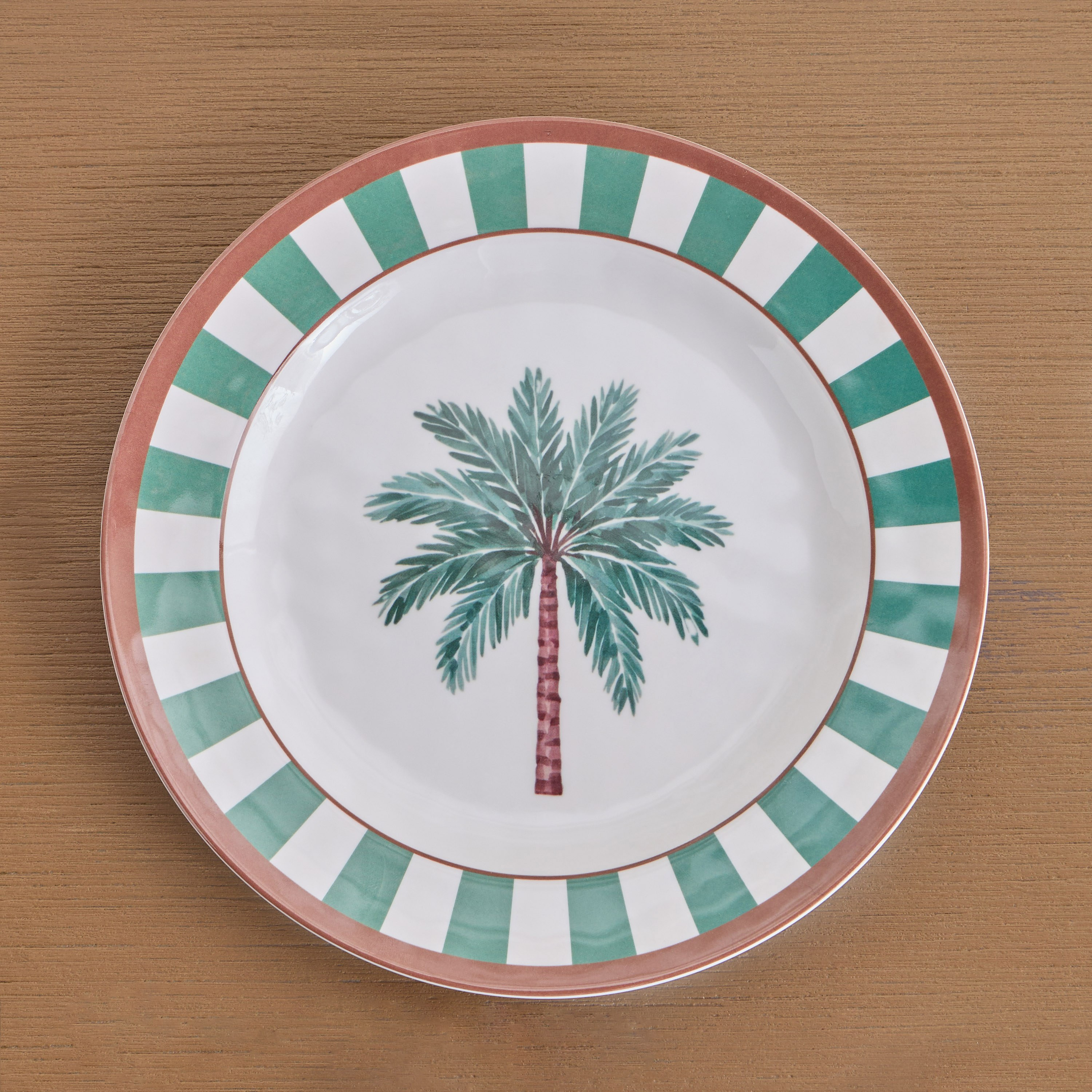 Palms Melamine Side Plate - 20 cm-household-dining-dinnerware-plates-image-1