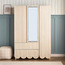 Cloudie 3-Door Wardrobe with Drawers-babyandkids-roomfurniture-wardrobes-image-2