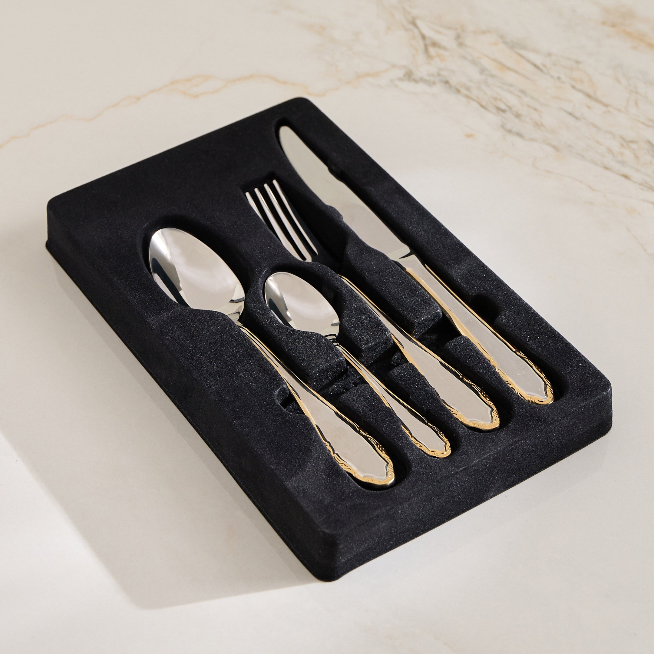 طقم أدوات مائدة ستانلس ستيل 24 قطعة - أديلا - لـ6 أفراد-household-dining-cutlery-cutlerysets-image-4