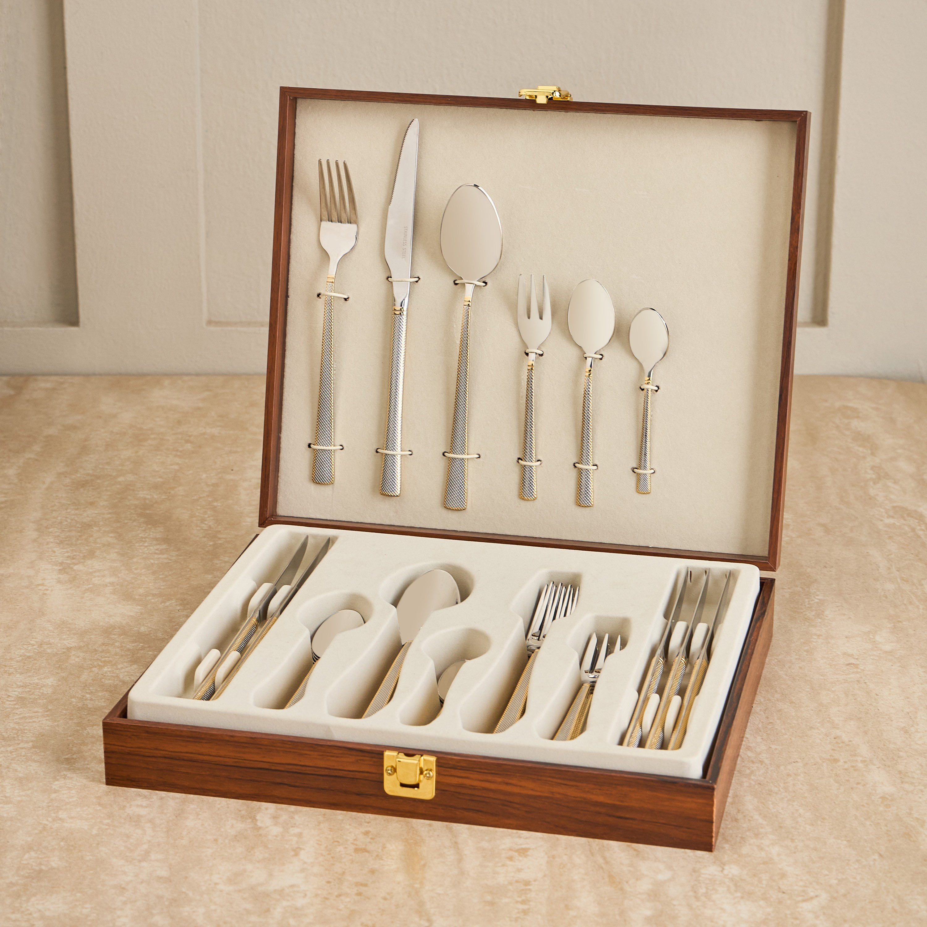 Glamour 36-Piece Cutlery Set - Serves 6 (Mixed Set)-household-dining-cutlery-cutlerysets-image-4