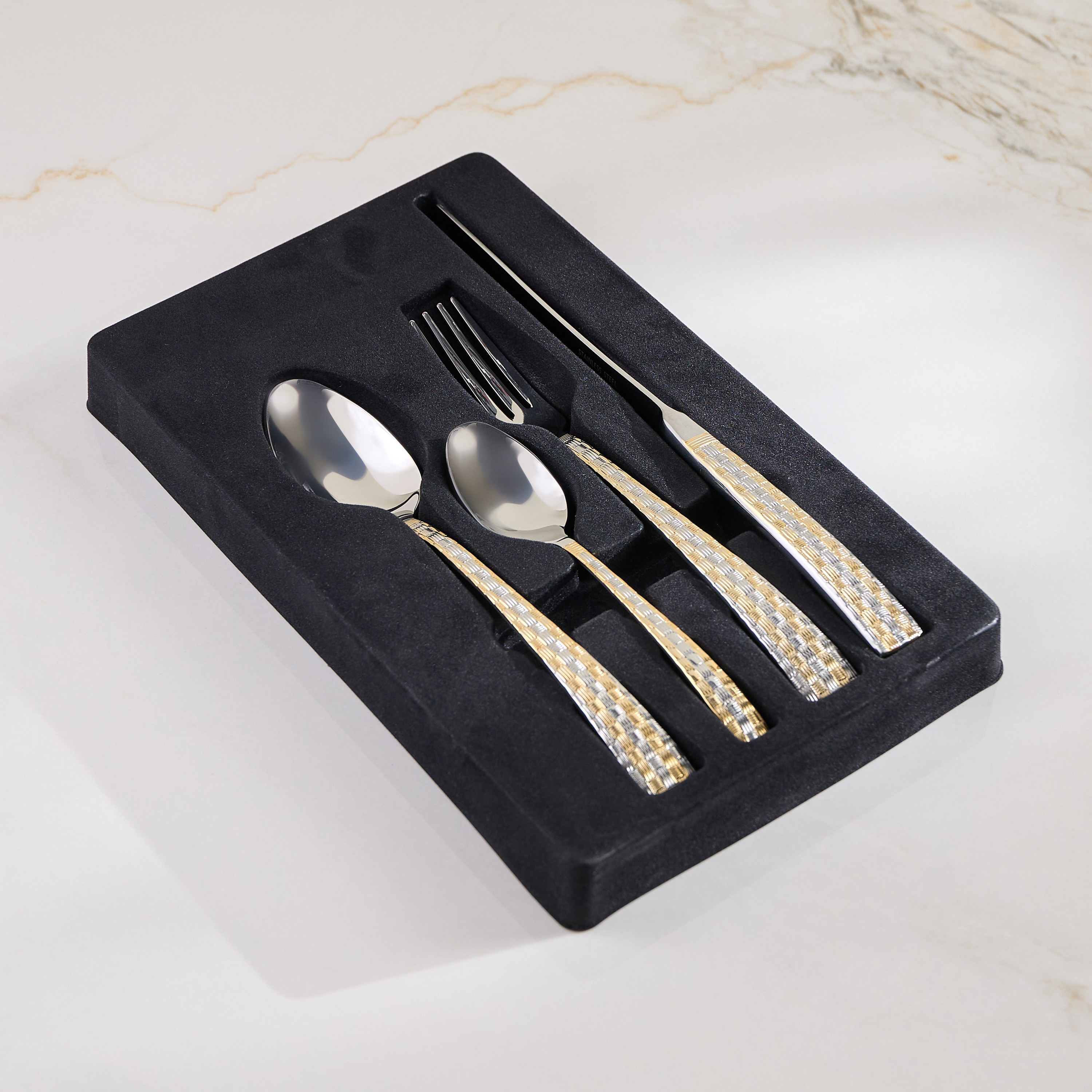 طقم أدوات مائدة 24 قطعة - مايفير - يخدم 6 أفراد (مجموعة متنوعة)-household-dining-cutlery-cutlerysets-image-4