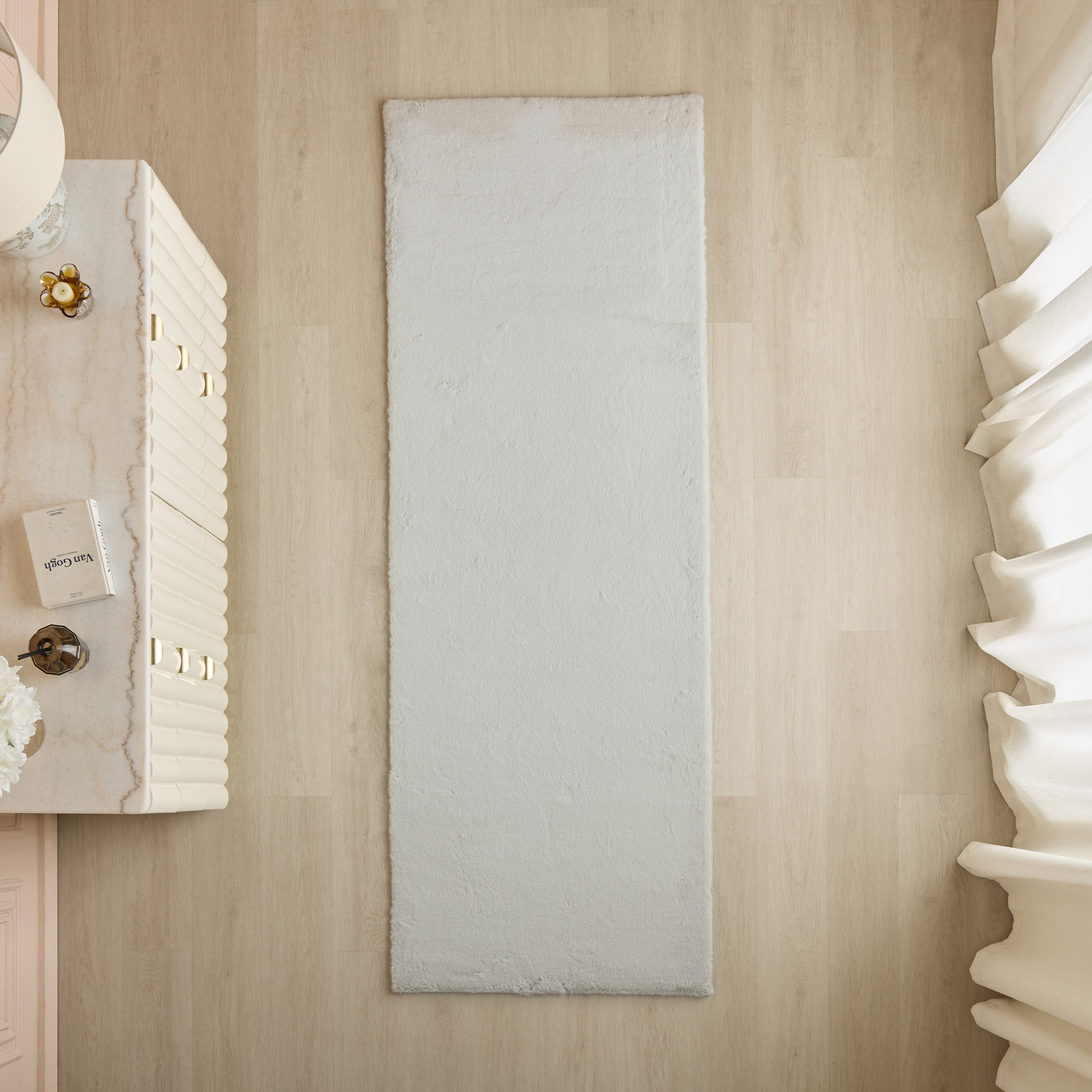 Affinity Luxe Supersoft Rug - 80x230 cm-household-rugsandcarpets-rugs-image-1