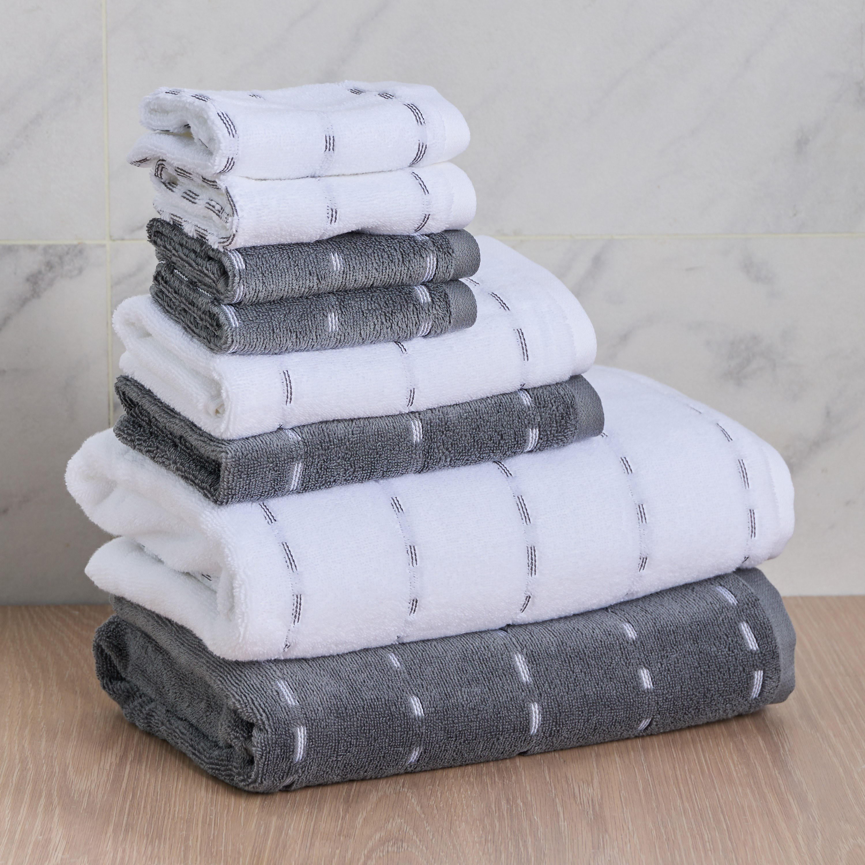Riviera 8-Piece 450 GSM Cotton Towel Set-household-bathandlaundry-bathlinen-towels-image-1