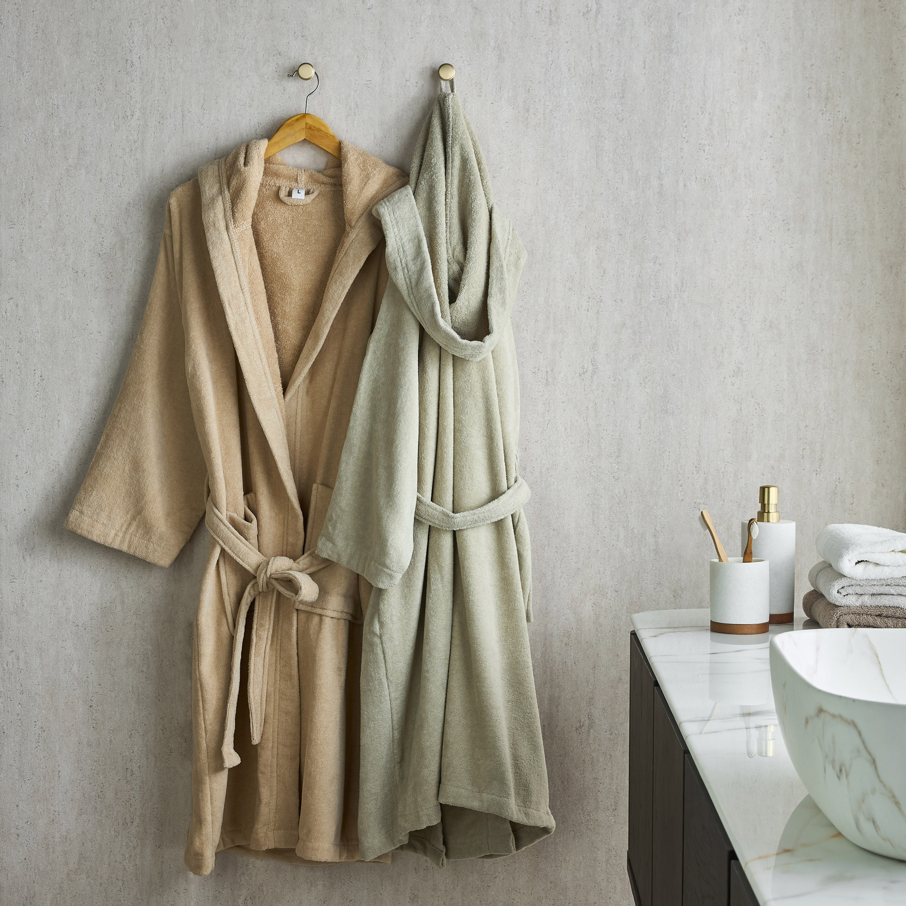 Velour Bathrobe - Extra Large-household-bathandlaundry-bathlinen-bathrobesandslippers-bathrobes-image-5