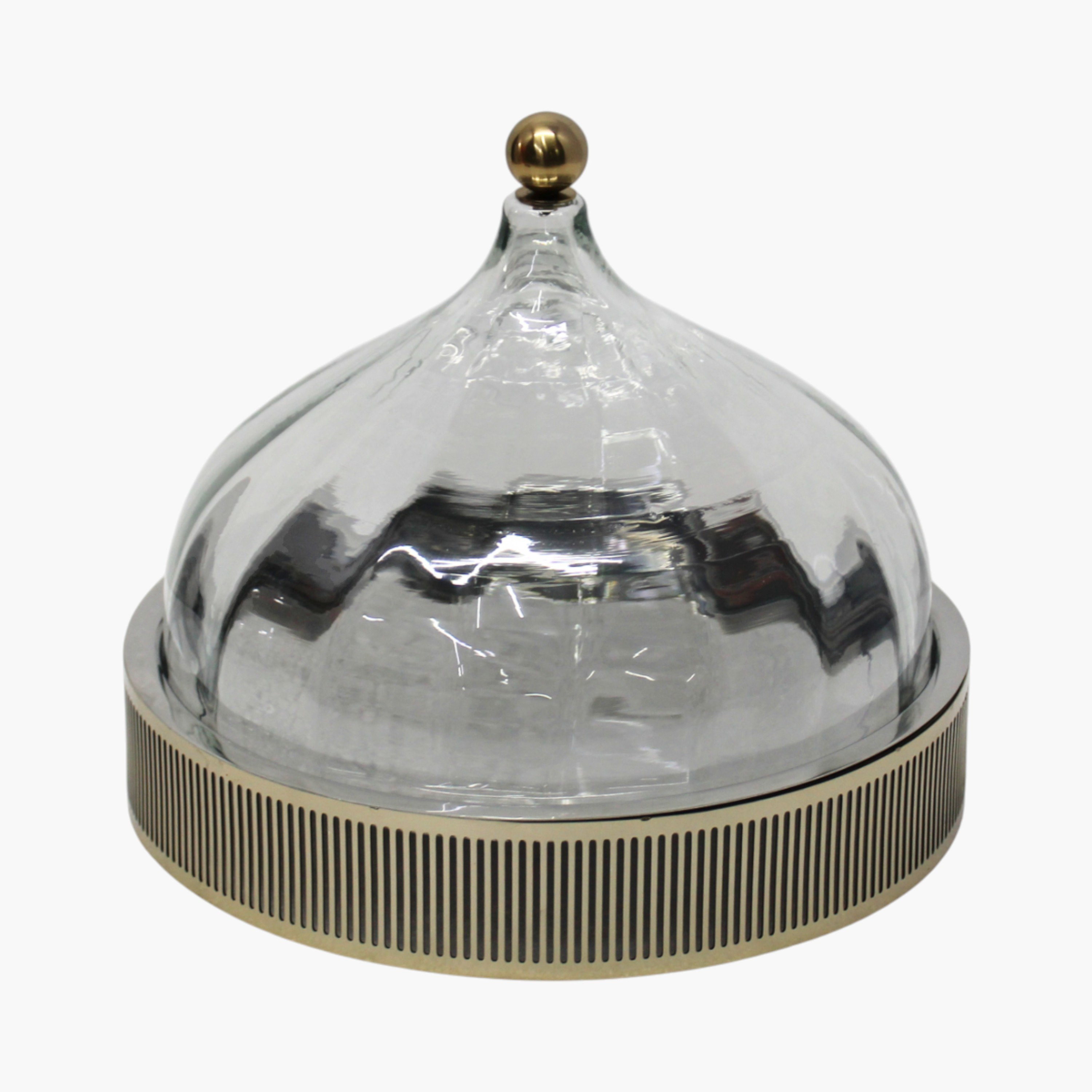 Fanous Metal Decorative Platter - 28 cm