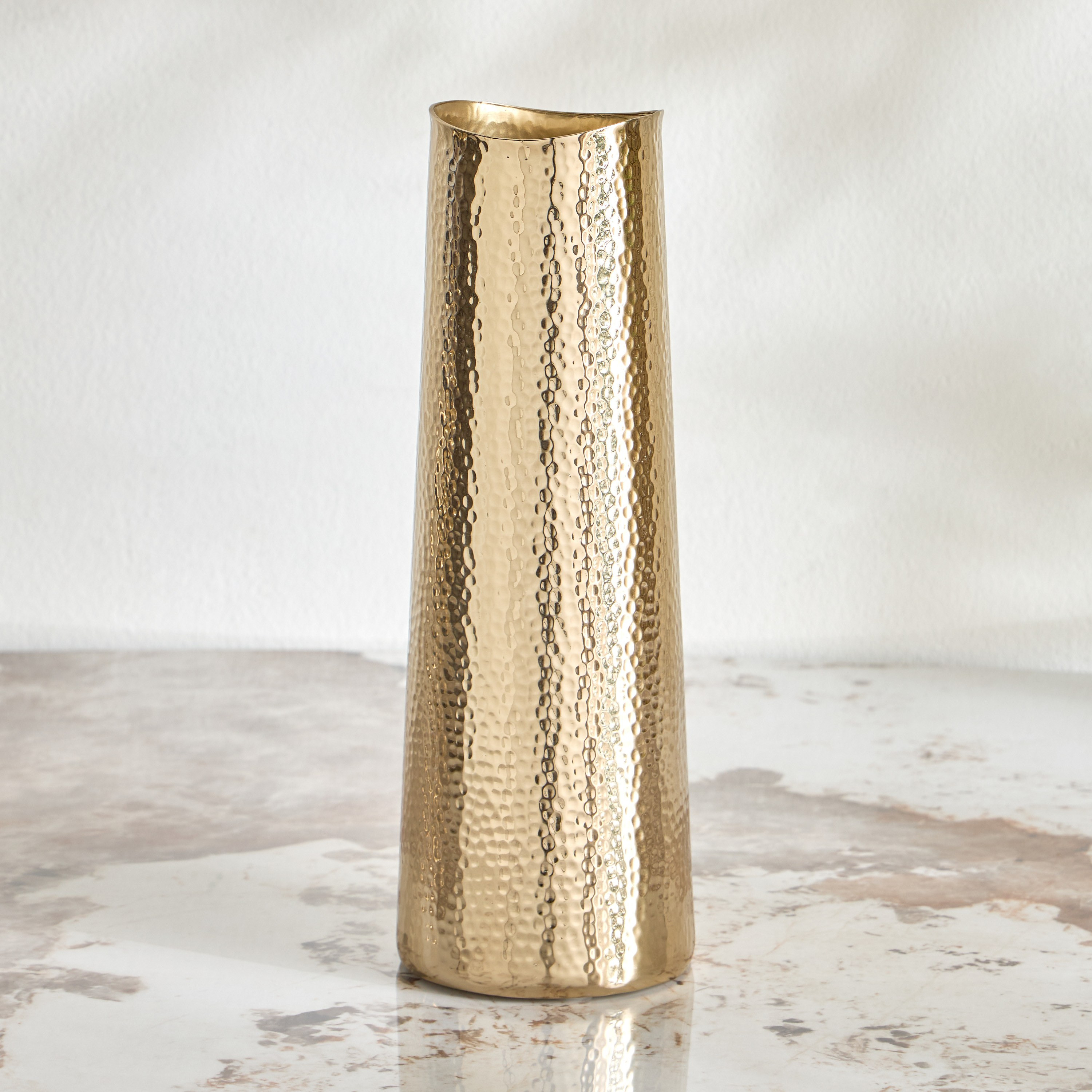 Dahab Metal Vase - 36 cm-household-decor-vasesandbowls-image-1