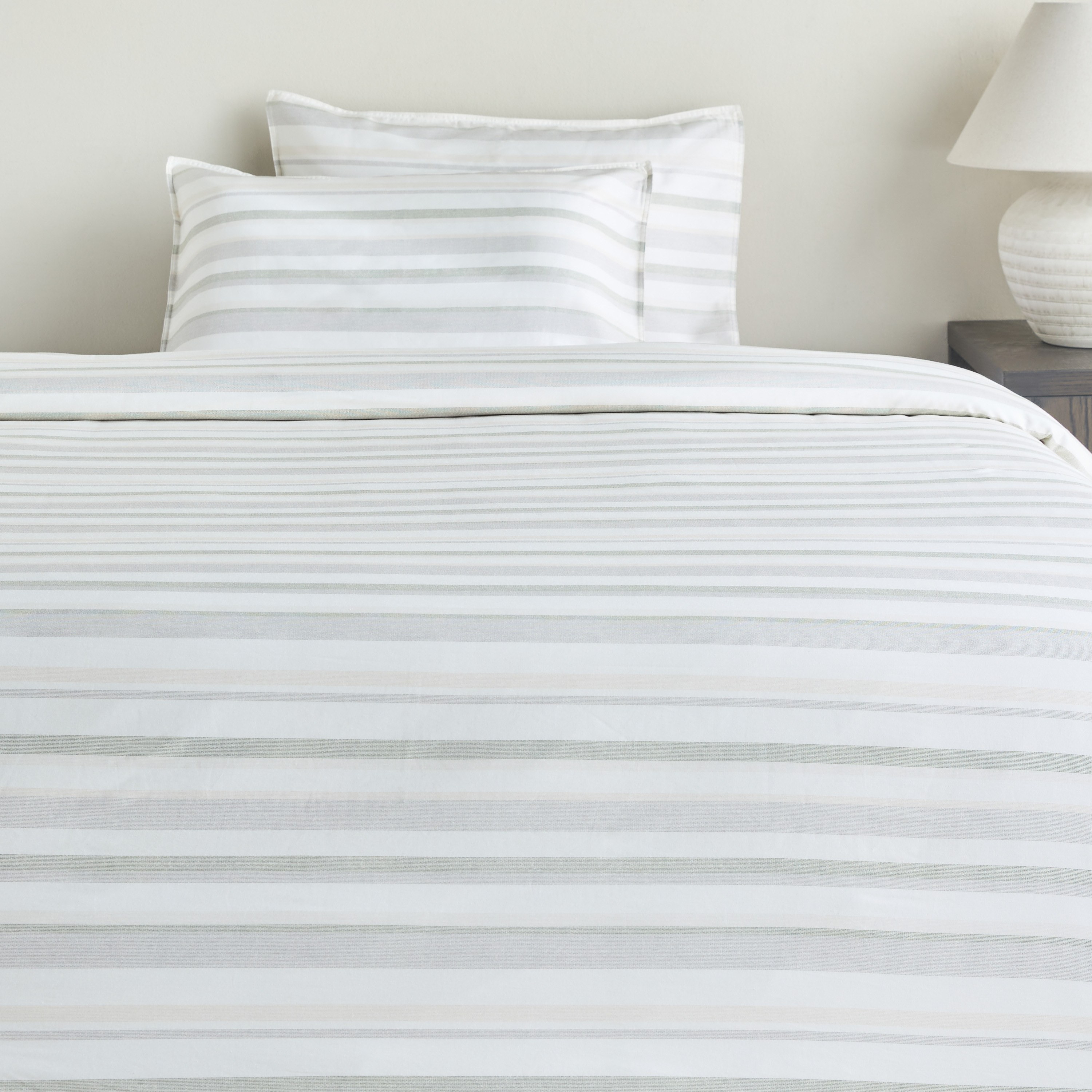 Stella Linear Cotton 220 Thread Count 3-Piece King Duvet Cover Set - 220x230 cm-household-bedding-duvetandcovers-duvetcovers-image-2
