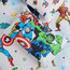 Avengers Comic Fun Cotton Printed 4-Piece Single Comforter and Fitted Sheet Set - 160x220 cm-kids-beddingandwindows-bedding-comforters-image-3