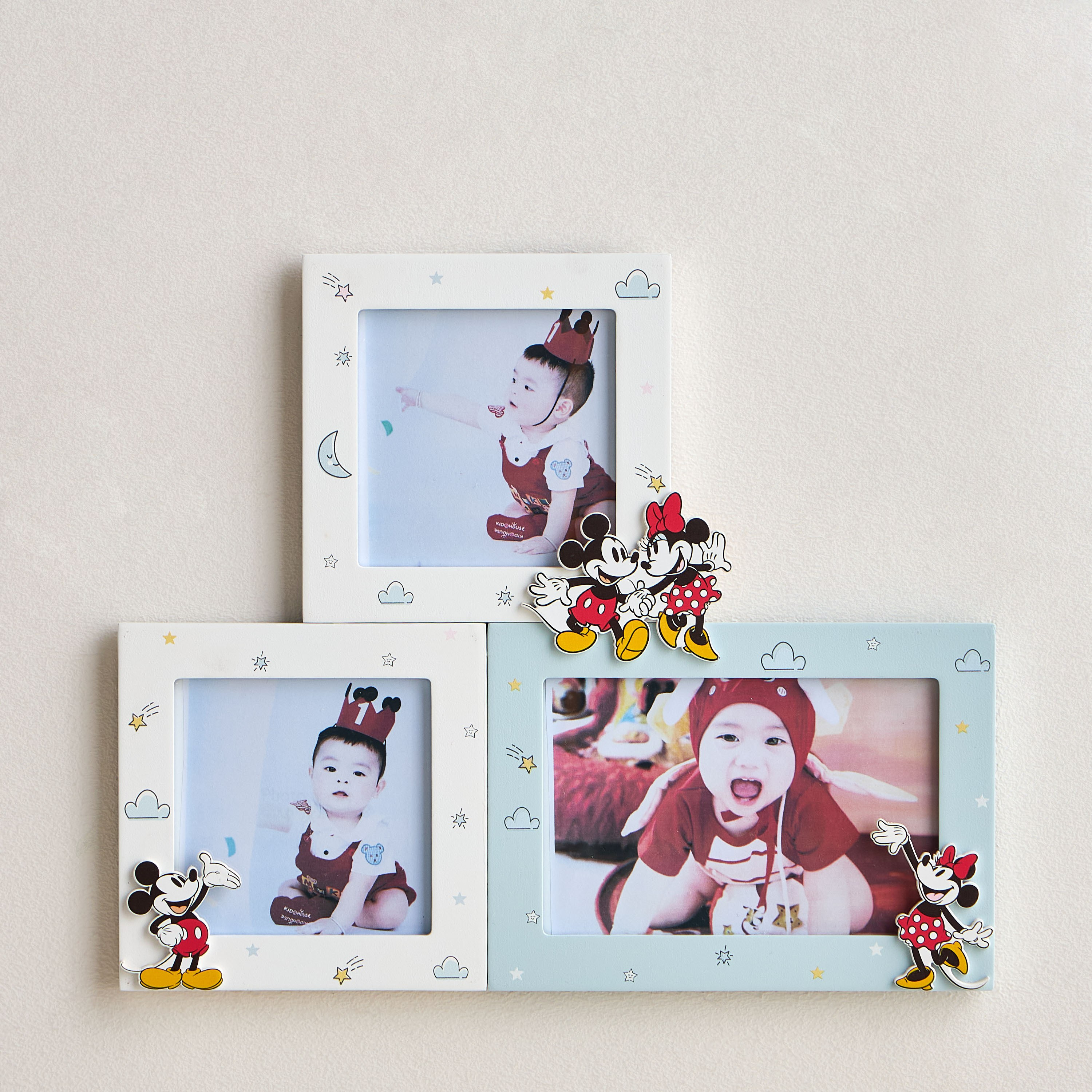 Mickey and Minnie Collage Photo Frame - 27x32 cm-babyandkids-decorandlighting-decor-photoframes-image-1