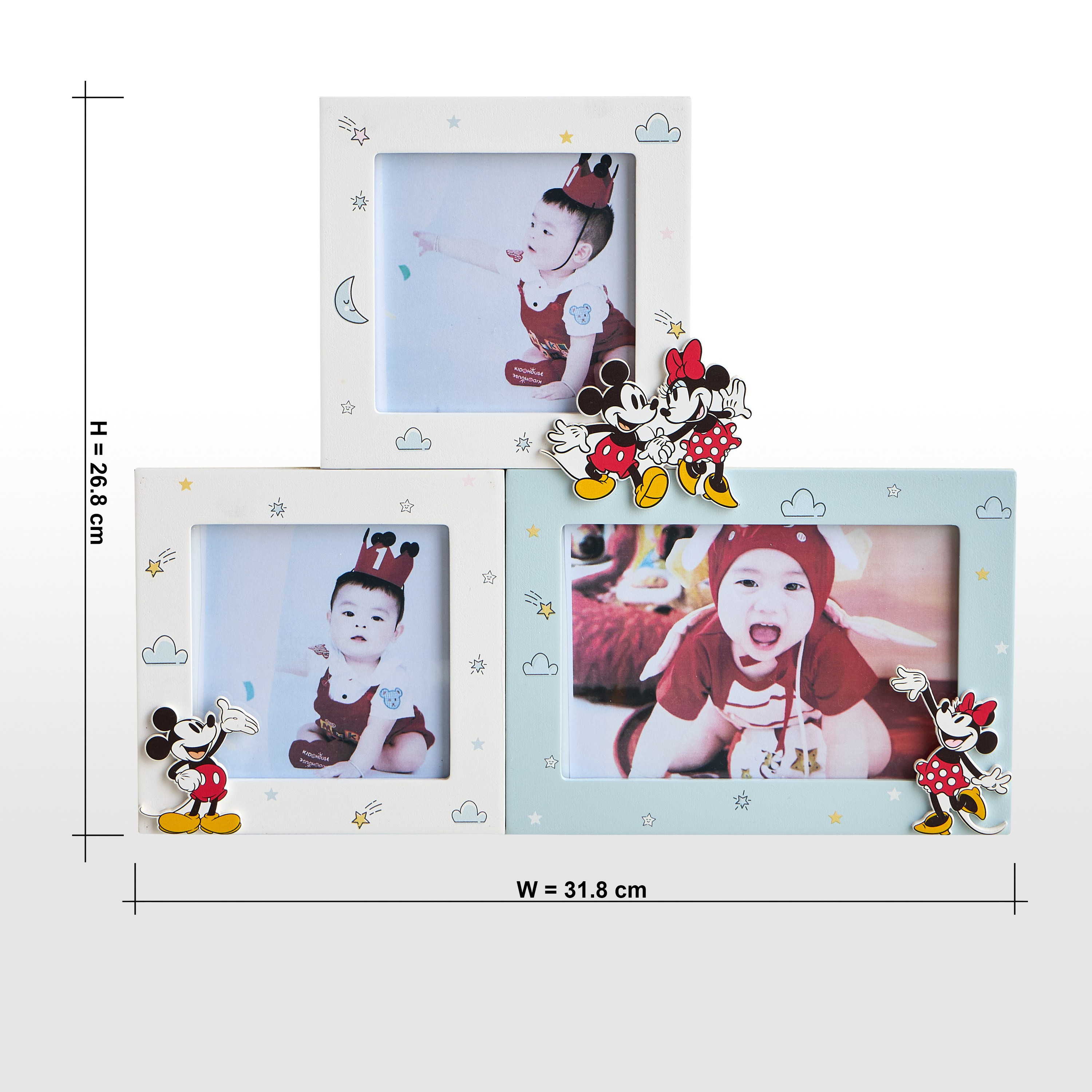 Mickey and Minnie Collage Photo Frame - 27x32 cm-babyandkids-decorandlighting-decor-photoframes-image-4