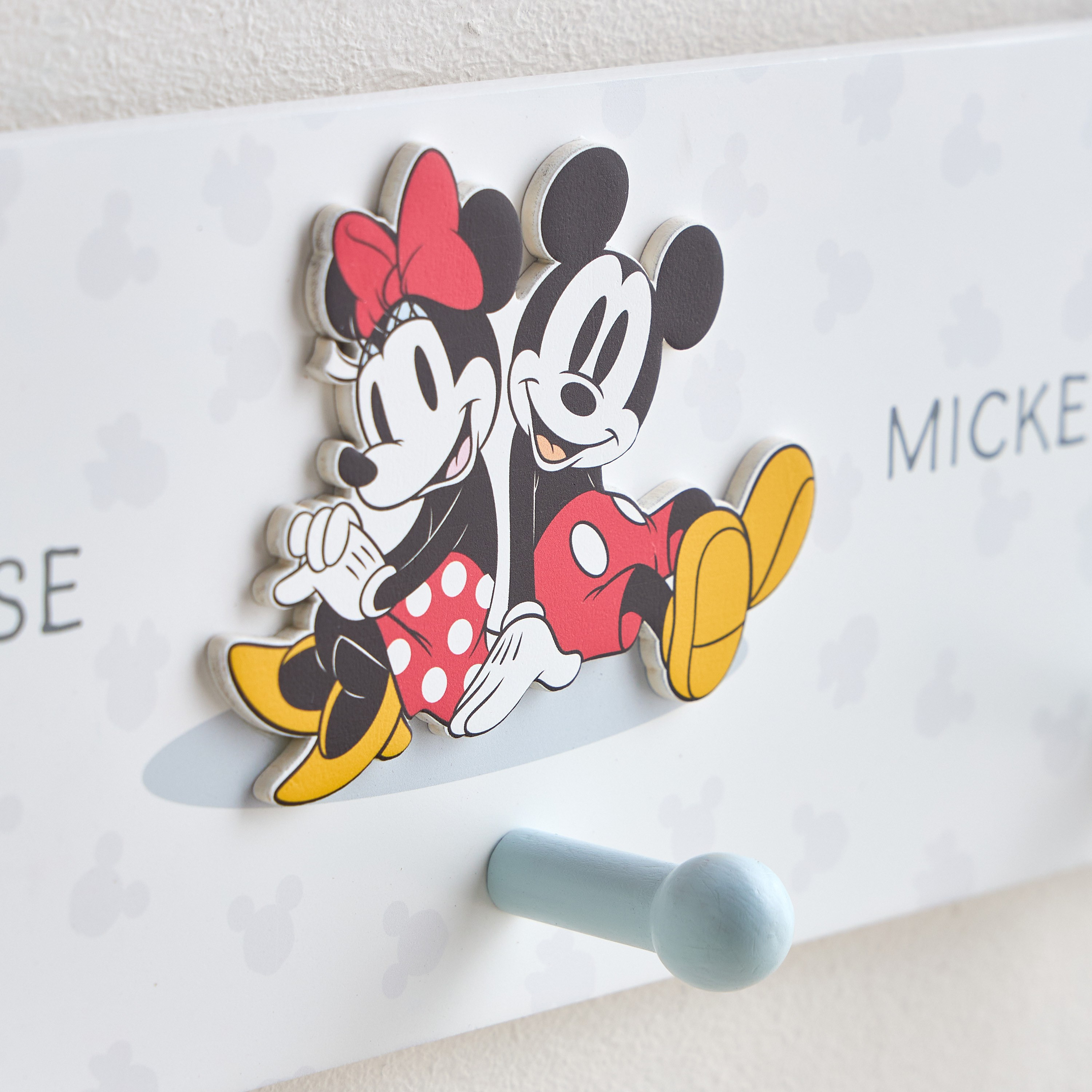 Mickey and Minnie Wall Hanger - 5x25 cm-babyandkids-decorandlighting-decor-decoraccessories-image-2