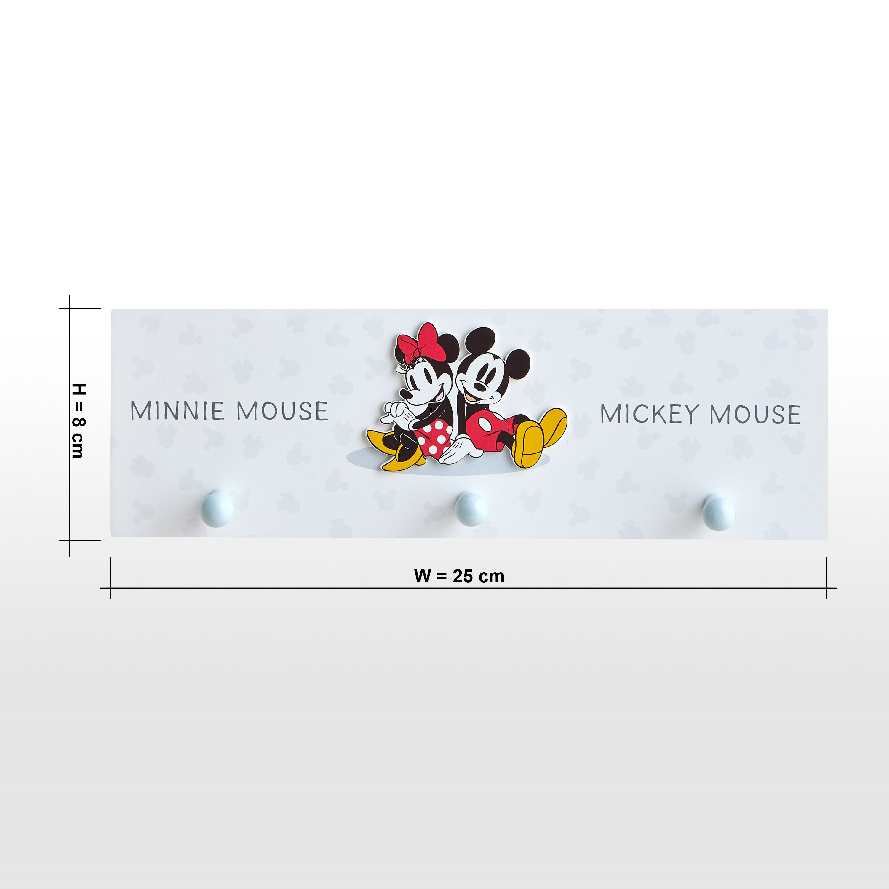 Mickey and Minnie Wall Hanger - 5x25 cm-babyandkids-decorandlighting-decor-decoraccessories-image-5