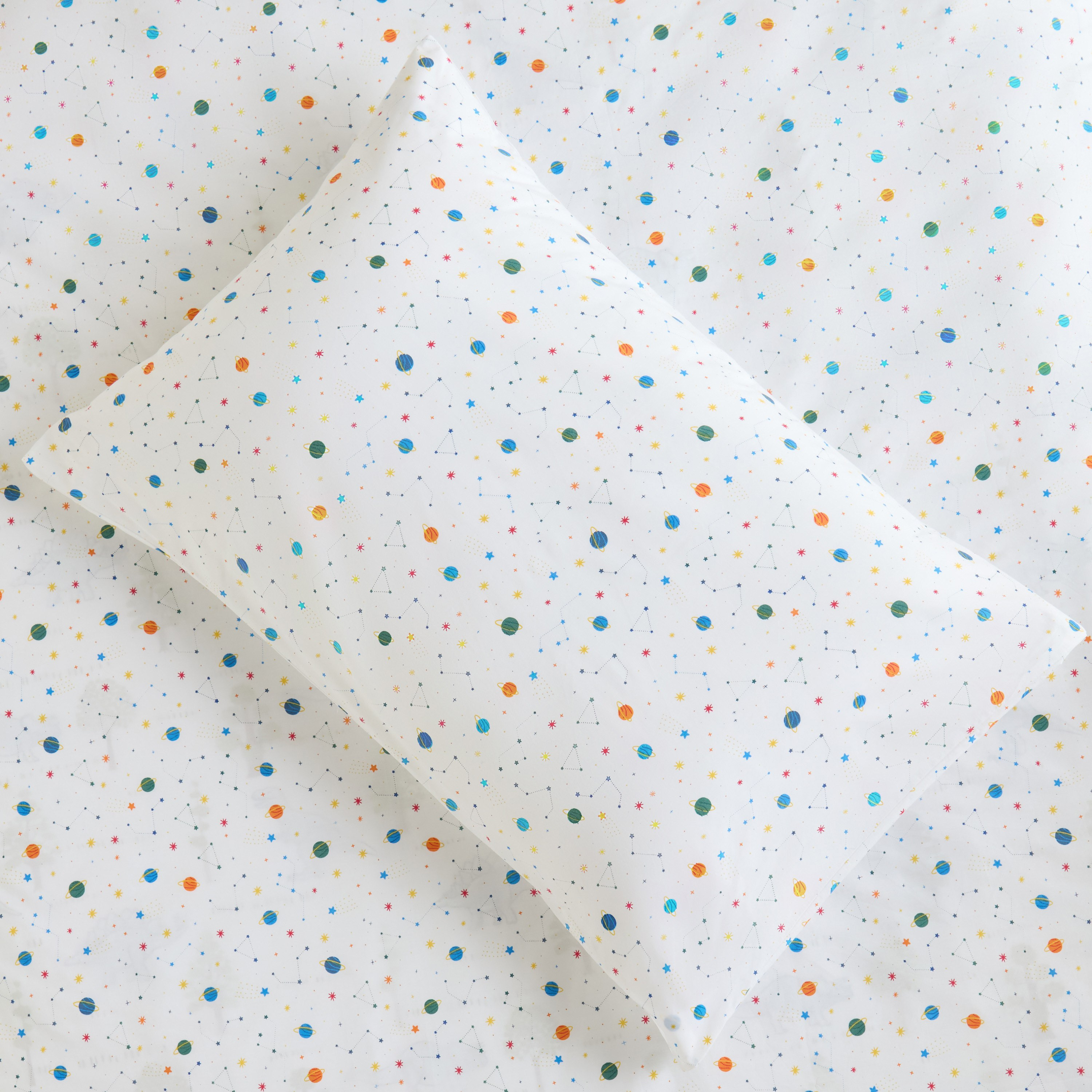 طقم غطاء لحاف فردي قطن بعدد 200 خيط قطعتين بطبعات - دريمز - 135x200 سم-babyandkids-beddingandwindows-bedding-duvetcovers-image-3