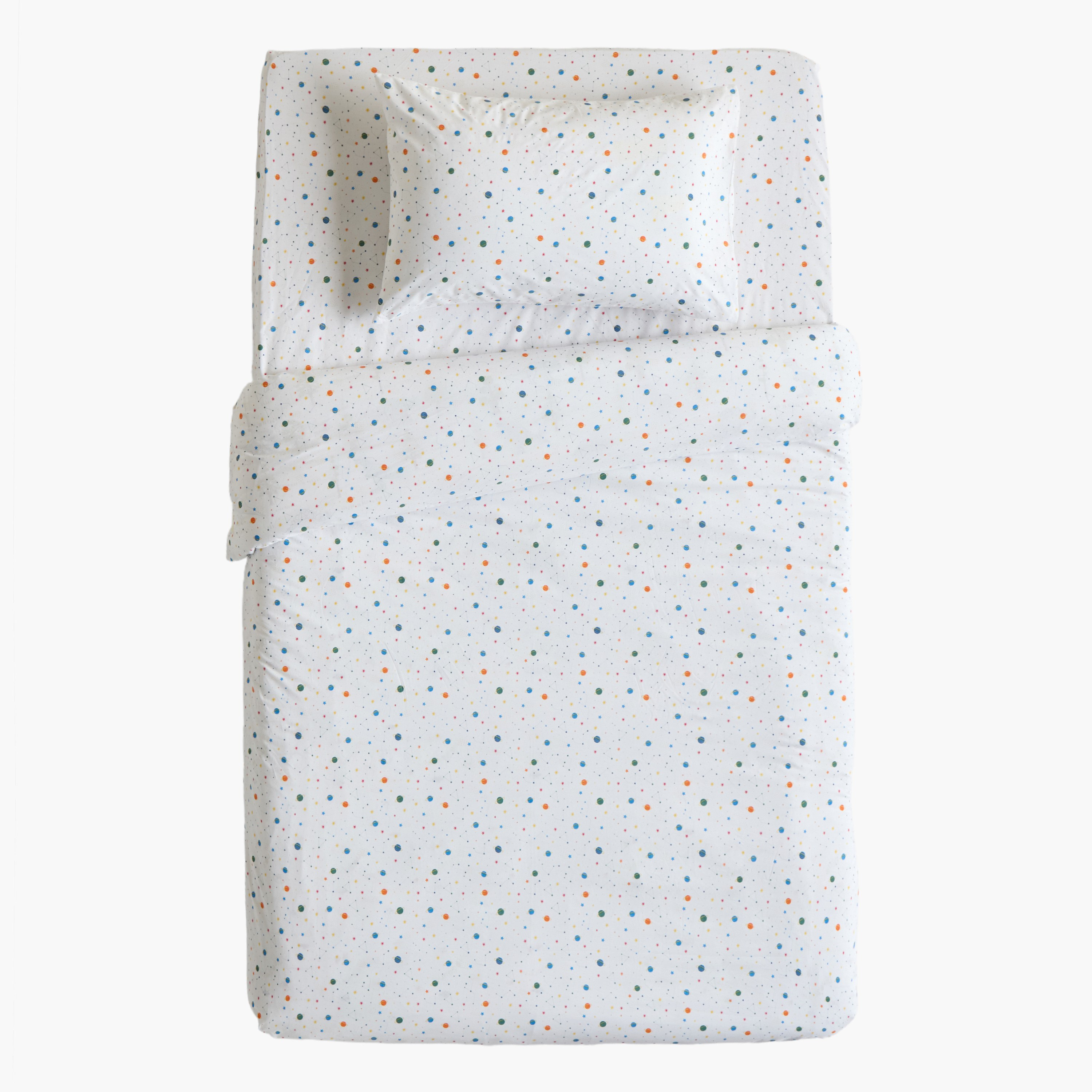 طقم غطاء لحاف فردي قطن بعدد 200 خيط قطعتين بطبعات - دريمز - 135x200 سم-babyandkids-beddingandwindows-bedding-duvetcovers-image-6
