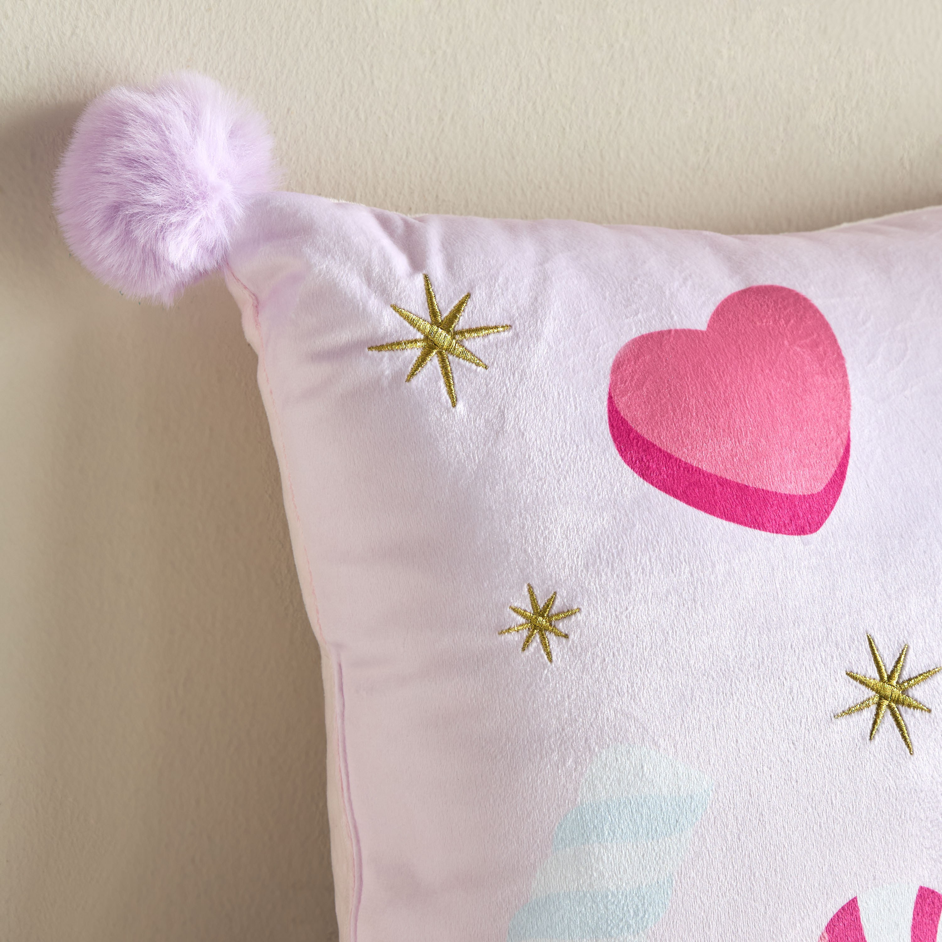 Layla Printed Filled Cushion - 45x45 cm-babyandkids-beddingandwindows-bedding-filledcushionsandcovers-image-2