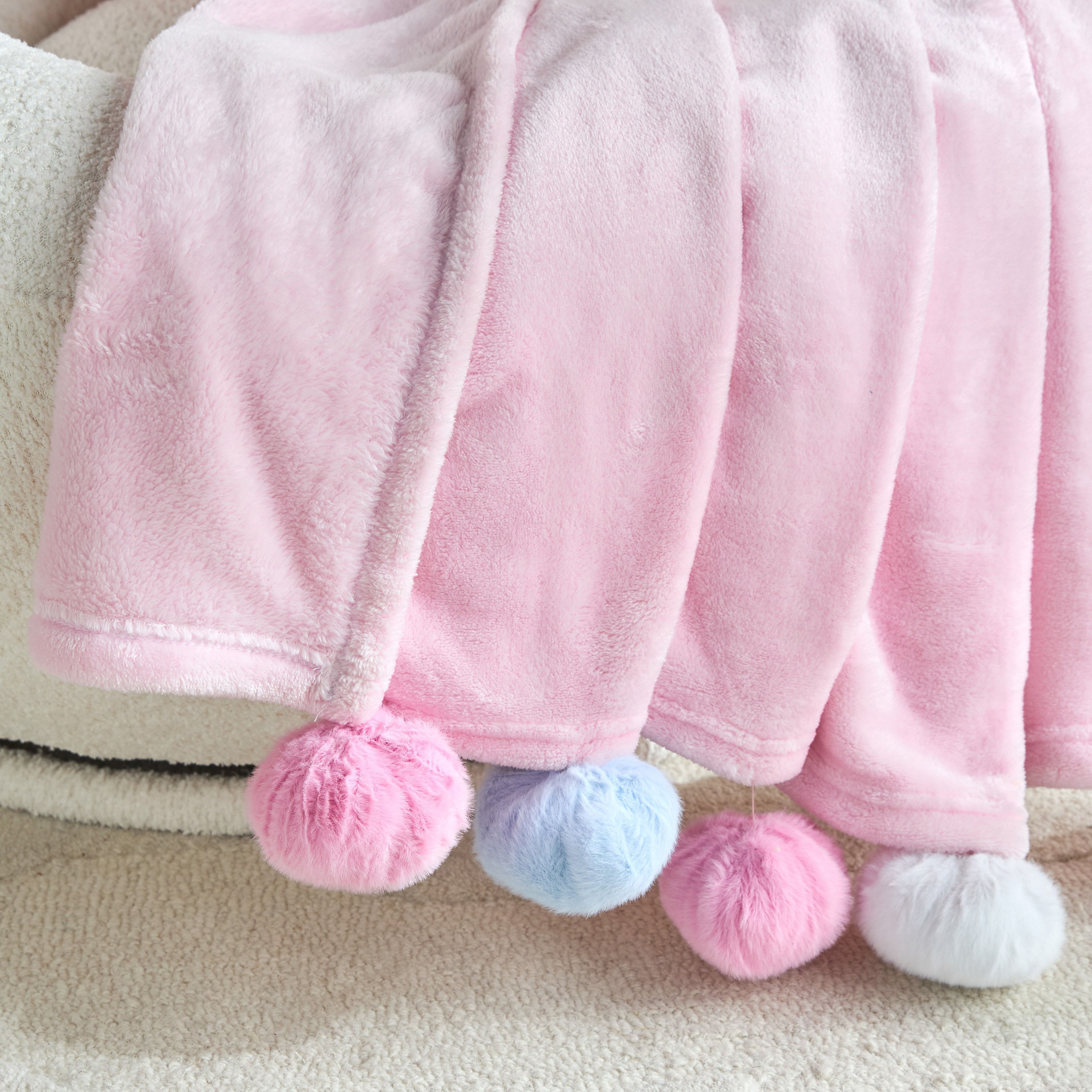 بطانية فلانيل - بيوني - 150x200 سم-babyandkids-beddingandwindows-bedding-blanketsandquilts-image-2