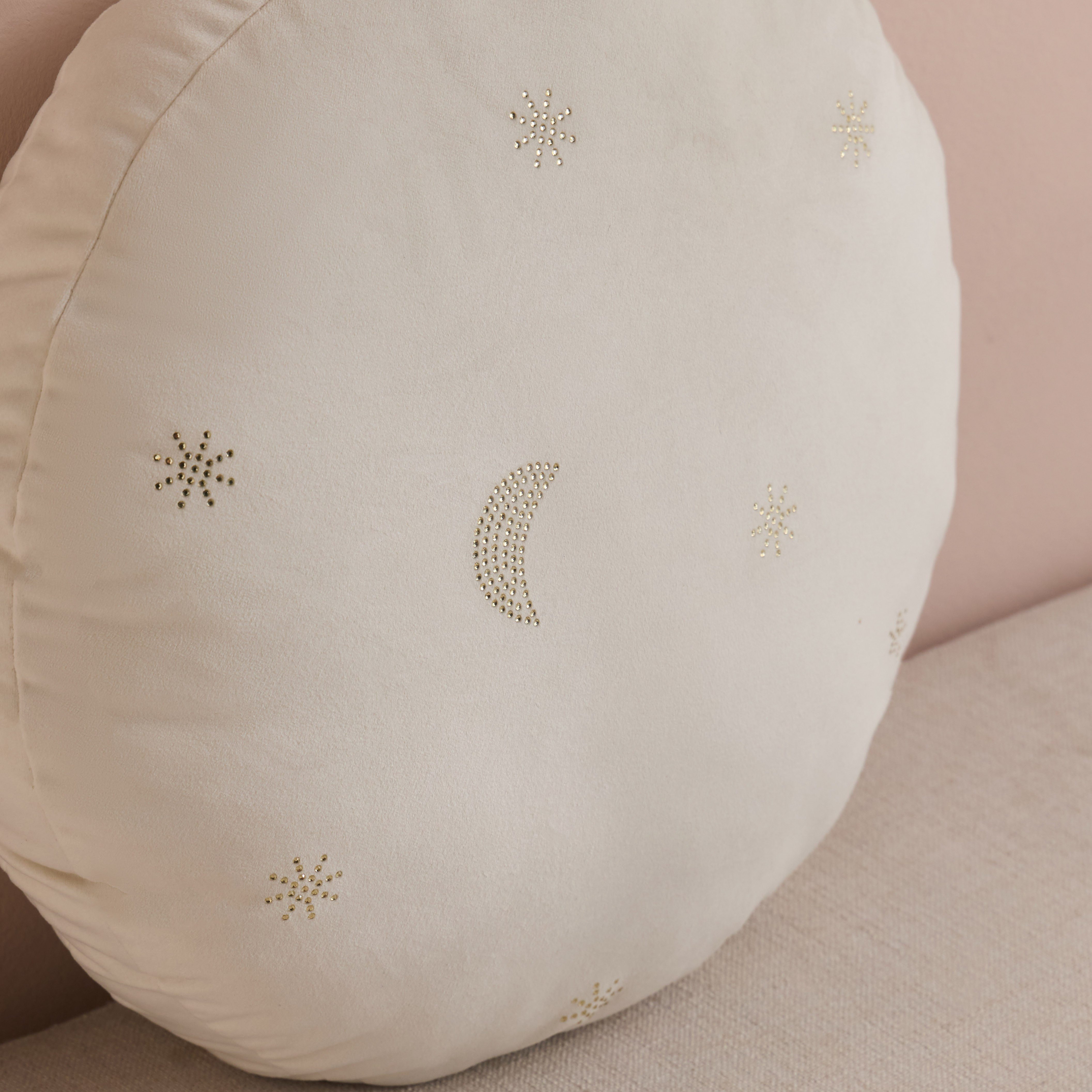 Cosmos Dreamy Moon and Stars Filled Cushion - 40x40 cm-babyandkids-beddingandwindows-bedding-filledcushionsandcovers-image-2