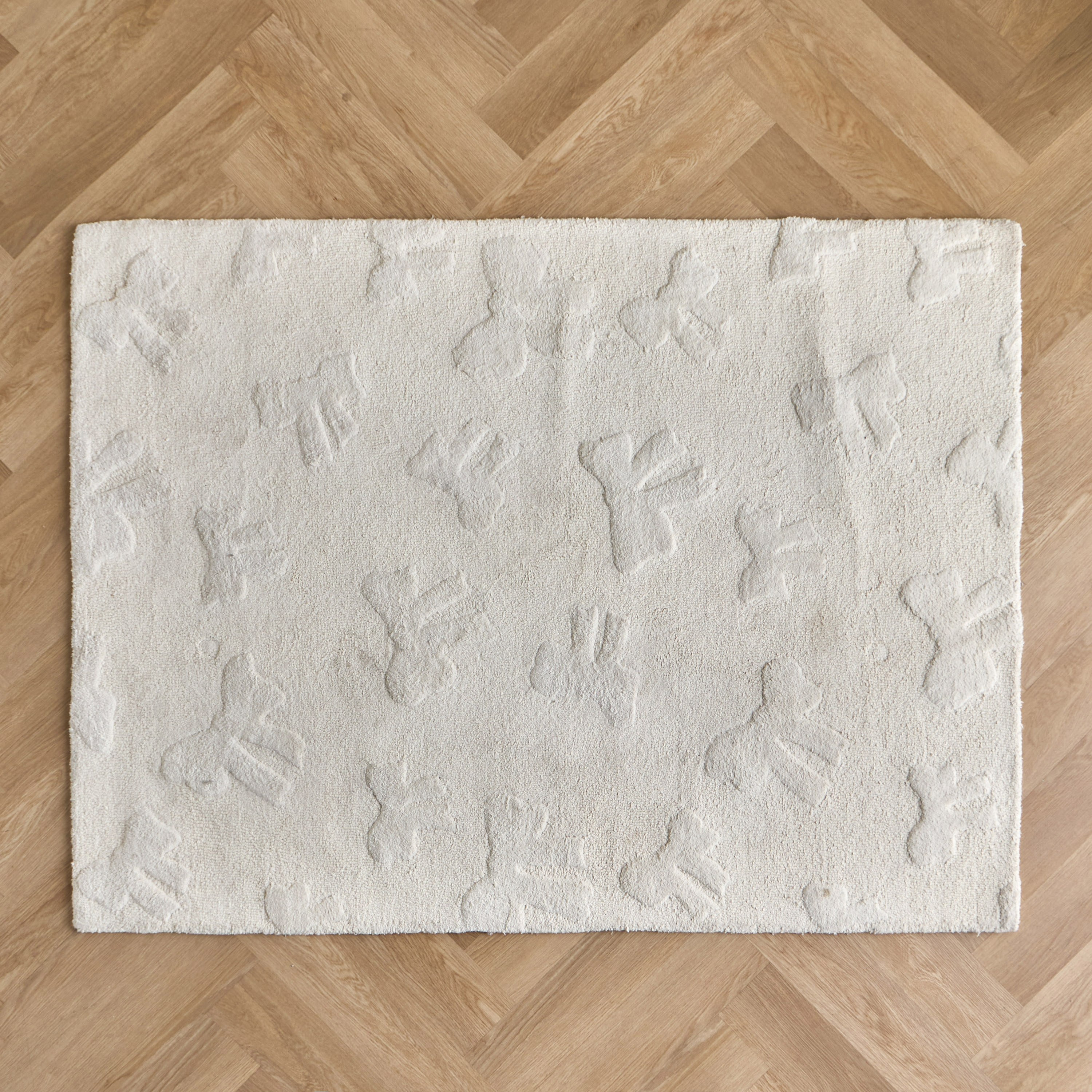 Zaina Bows Handtufted Rug - 120x160 cm-kids-rugsandcarpets-rugs-image-2