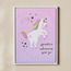 Maggie Unicorn Magic Styrofoam Framed Canvas Wall Art - 30x40 cm-kids-decorandlighting-decor-wallart-image-1