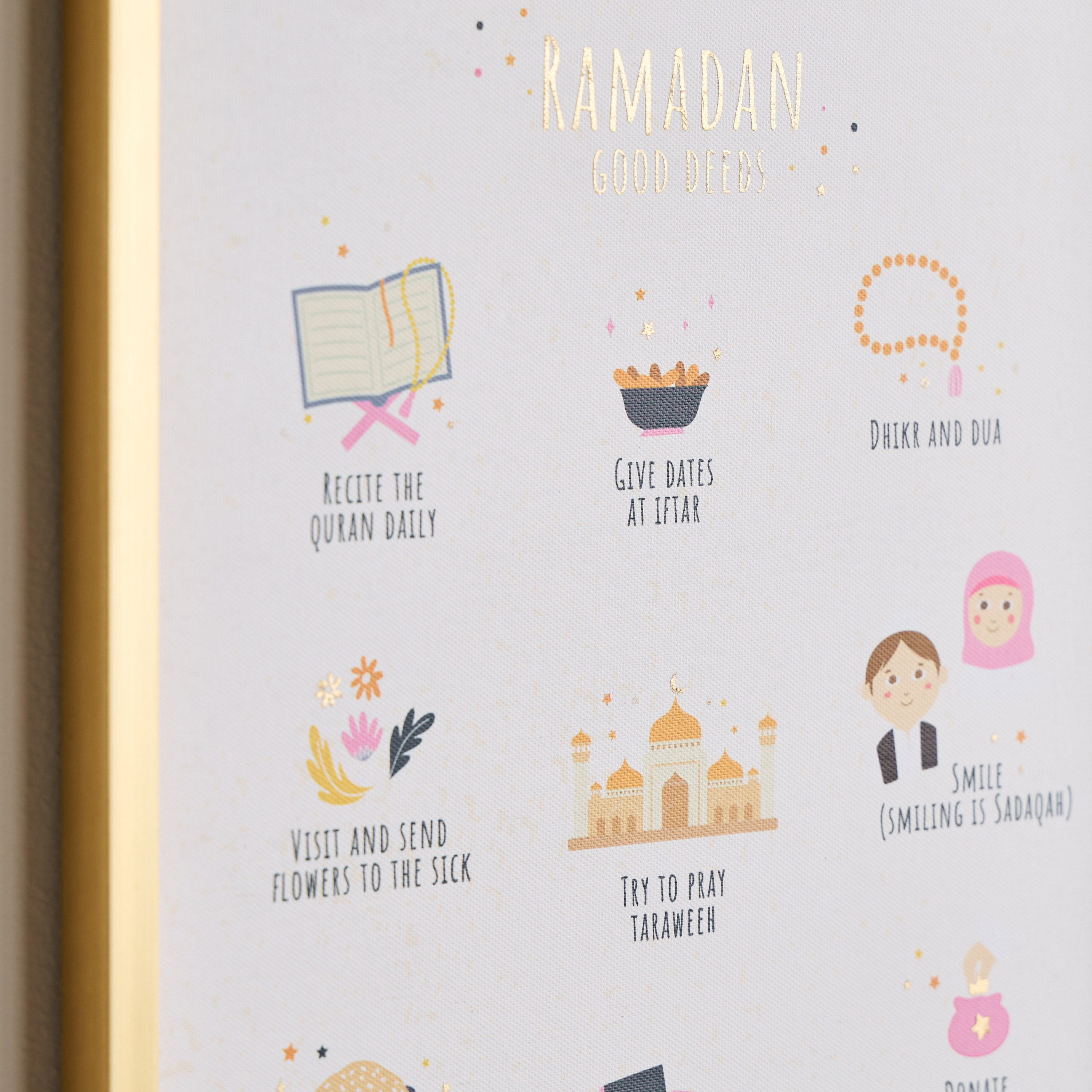 زينة حائط كانفاس مؤطّرة جود ديدز – 30×40 سم-babyandkids-decorandlighting-decor-wallart-image-3