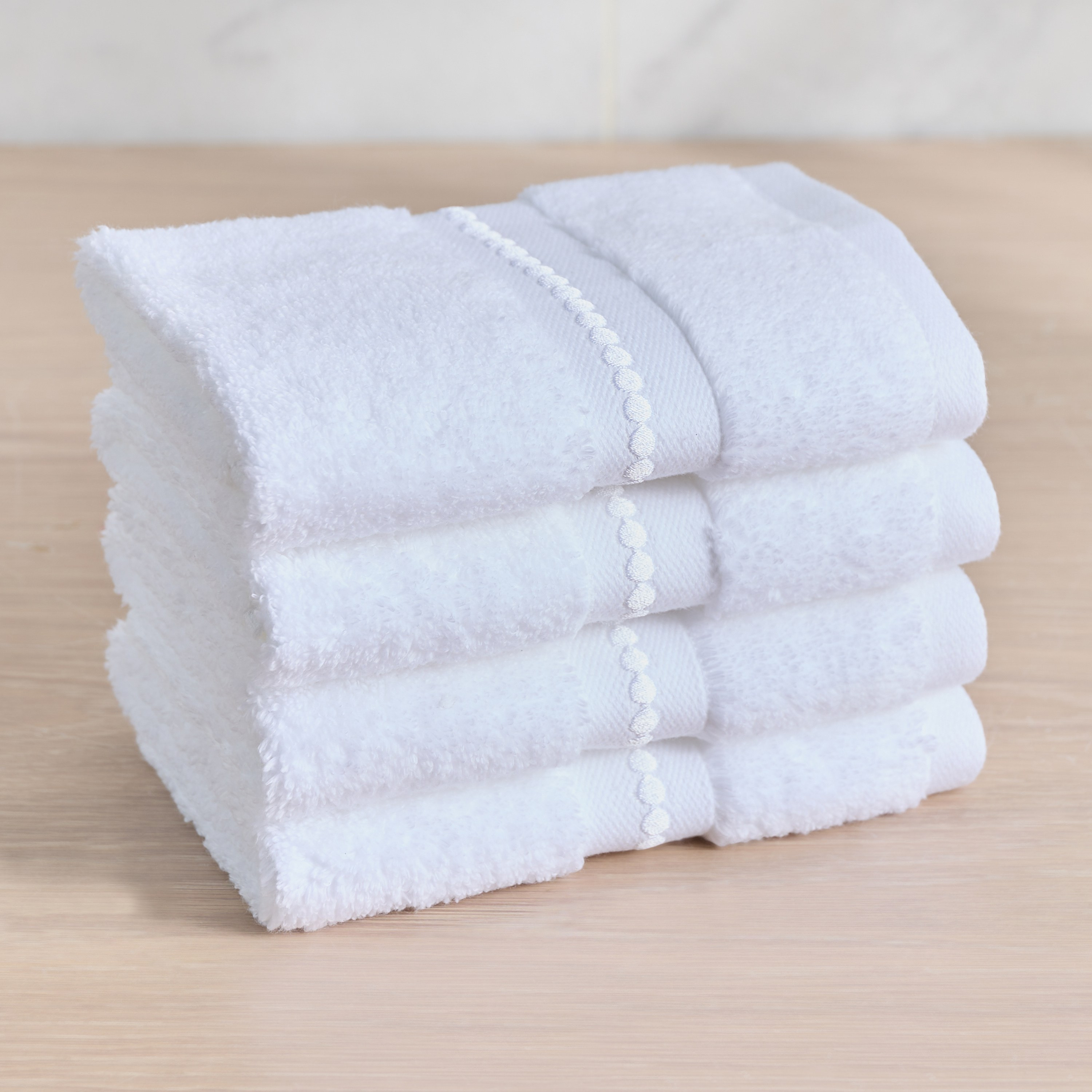 Varsailles 4-Piece 600 GSM Cotton Fingertip Towel Set - 33x33 cm-household-bathandlaundry-bathlinen-towels-image-1