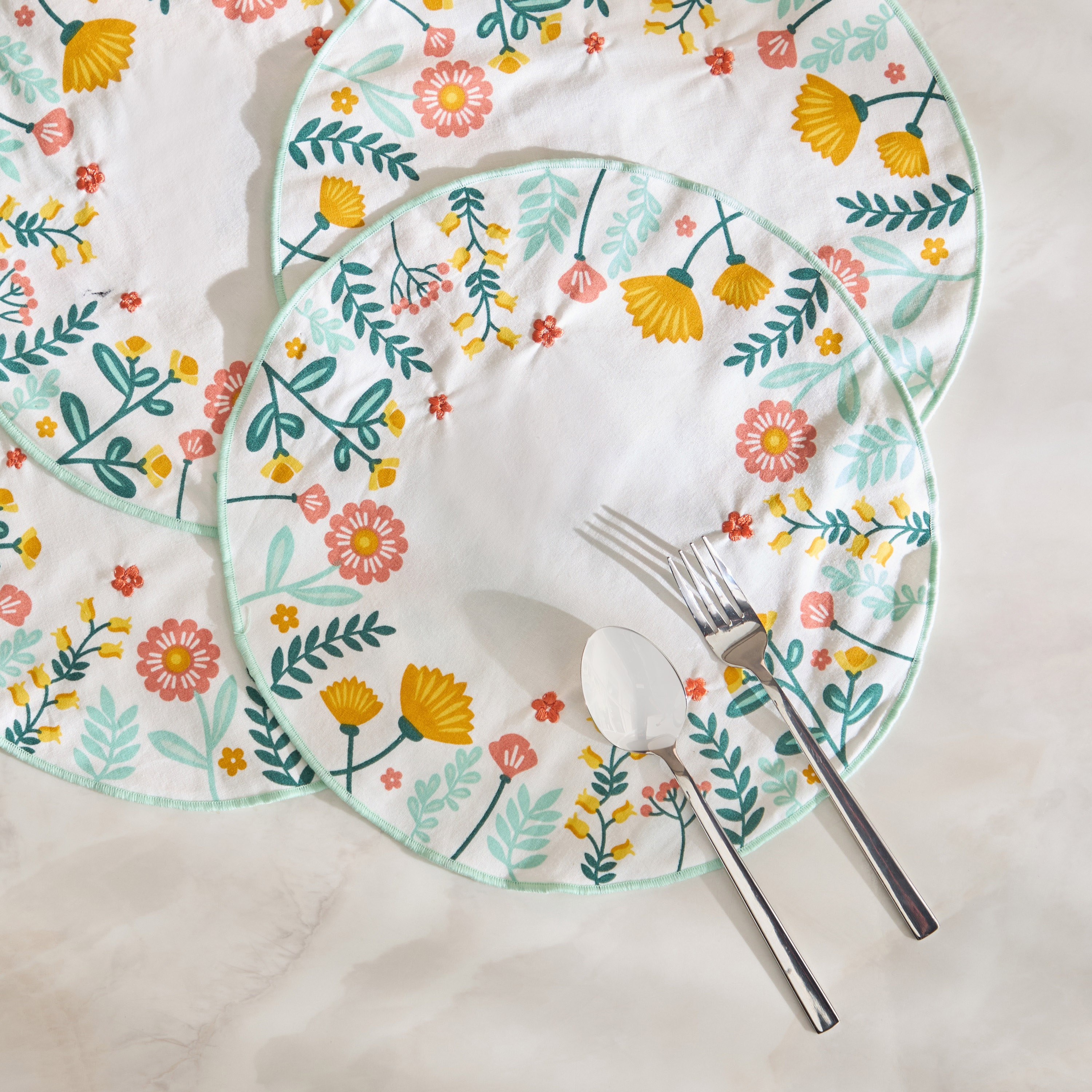 Heidi 4-Piece Placemat Set-household-dining-tablelinen-placemats-image-1
