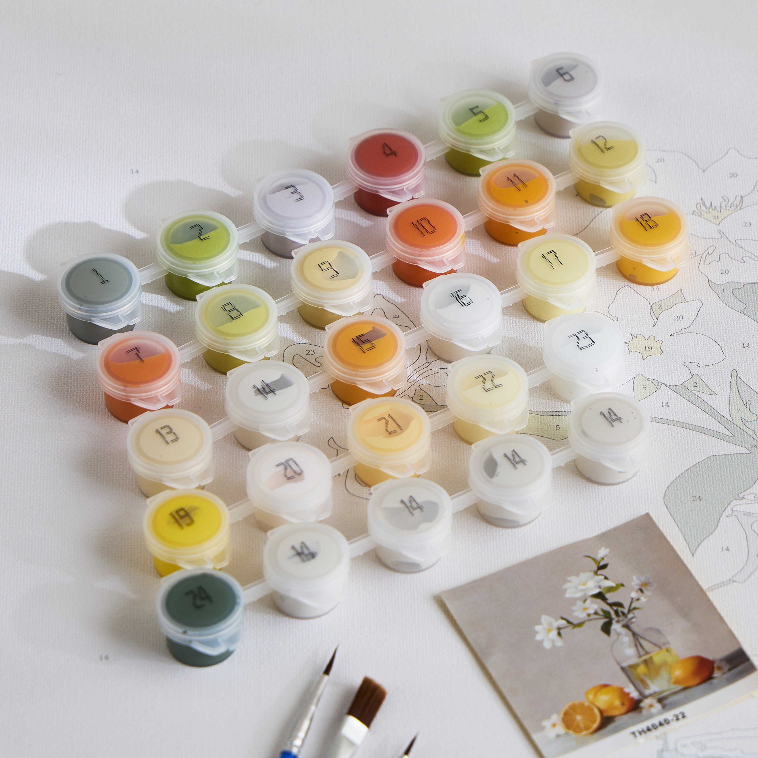 Laida Paint it Yourself Unframed Canvas Art Kit - 40x40 cm-household-walldecorandmirrors-wallart-image-2