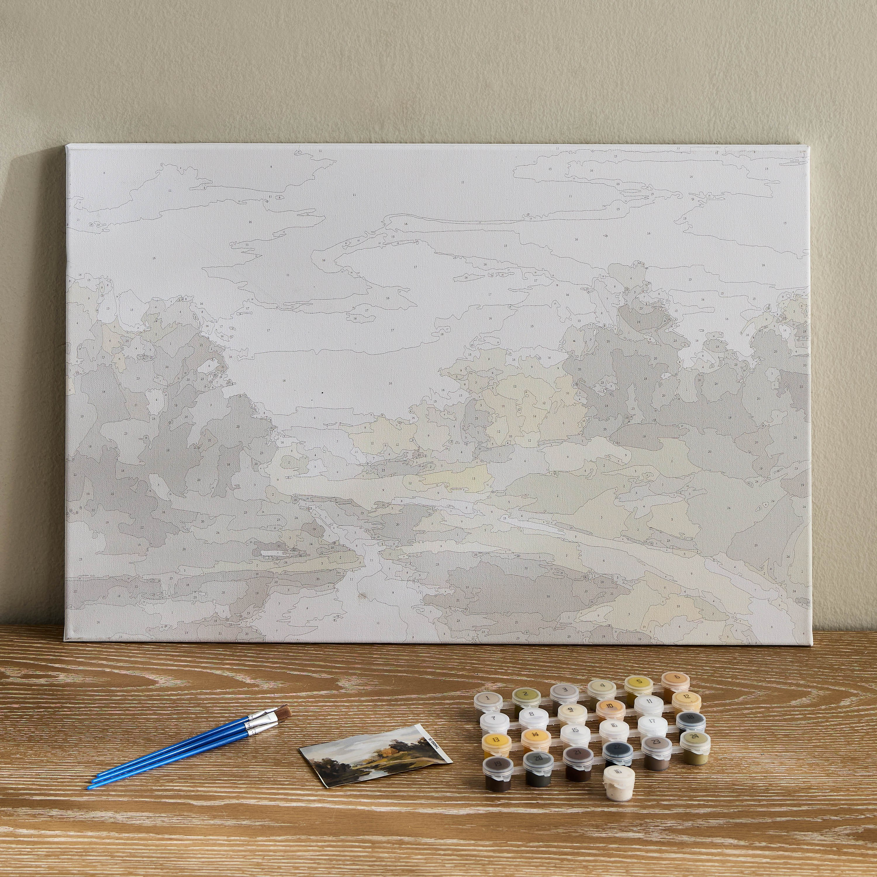 Kimpau Paint it Yourself Unframed Canvas Art Kit - 40x60 cm-household-walldecorandmirrors-wallart-image-1