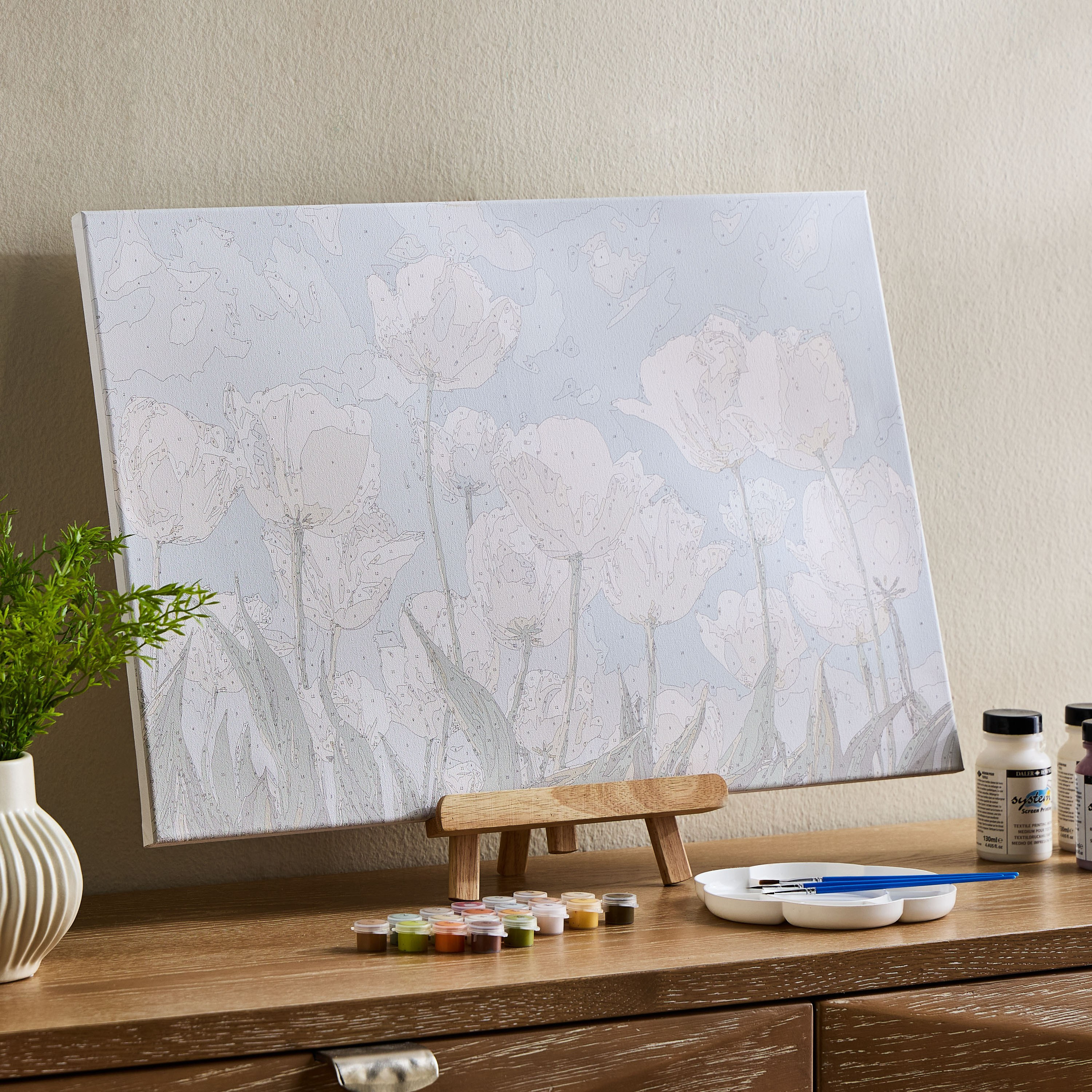 Toni Paint it Yourself Unframed Canvas Art Kit - 40x60 cm-household-walldecorandmirrors-wallart-image-4